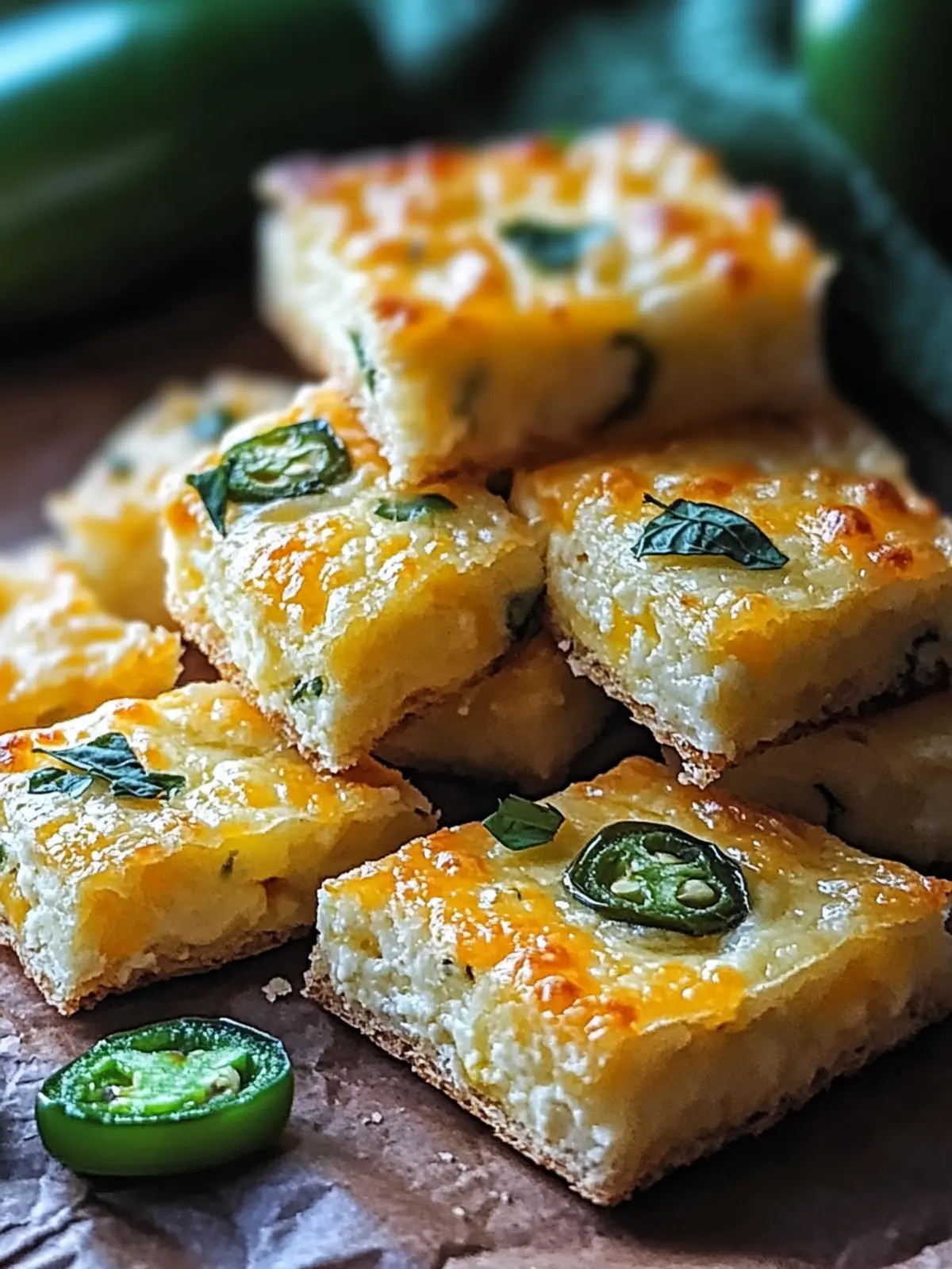 Jalapeño Cheese Squares