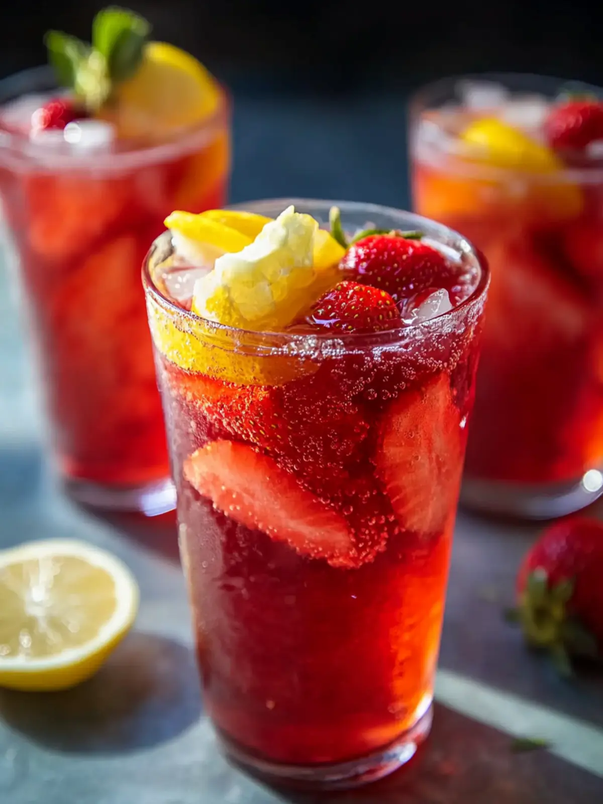 Hibiscus Tea Strawberry-Lemonade