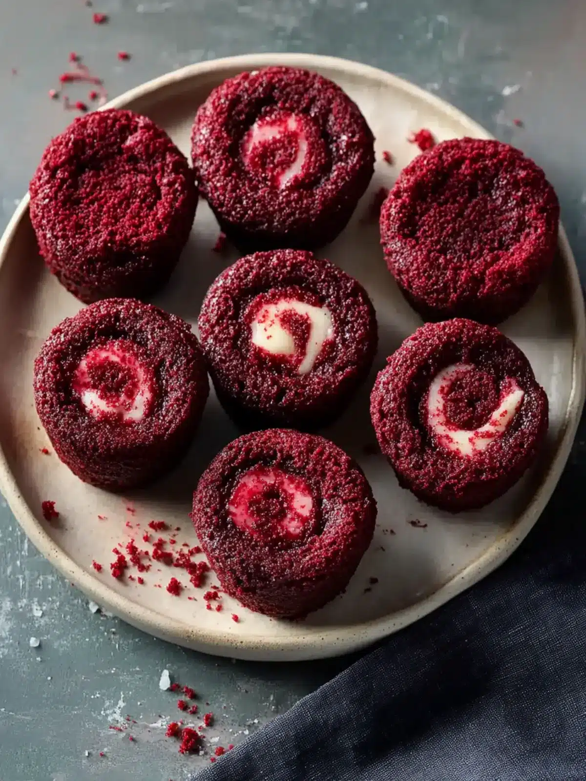 Red Velvet Brownie Bites