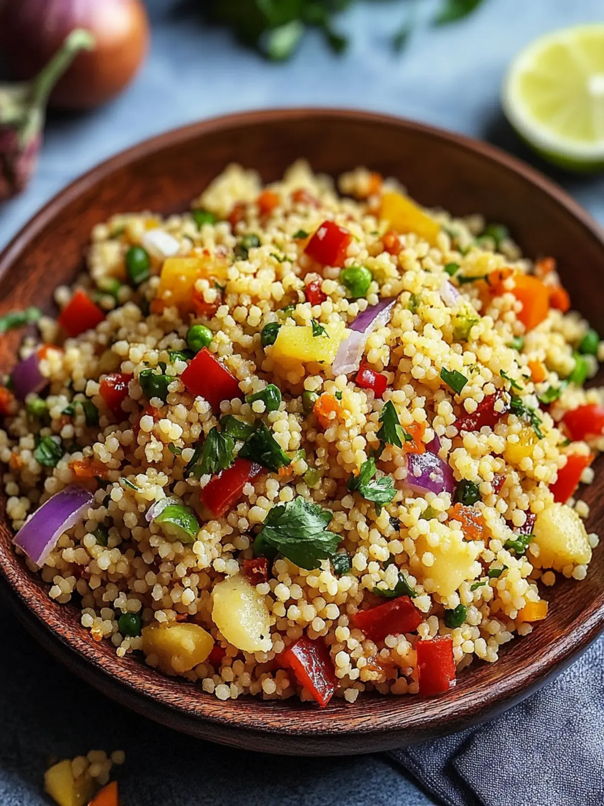 Couscous Bhel