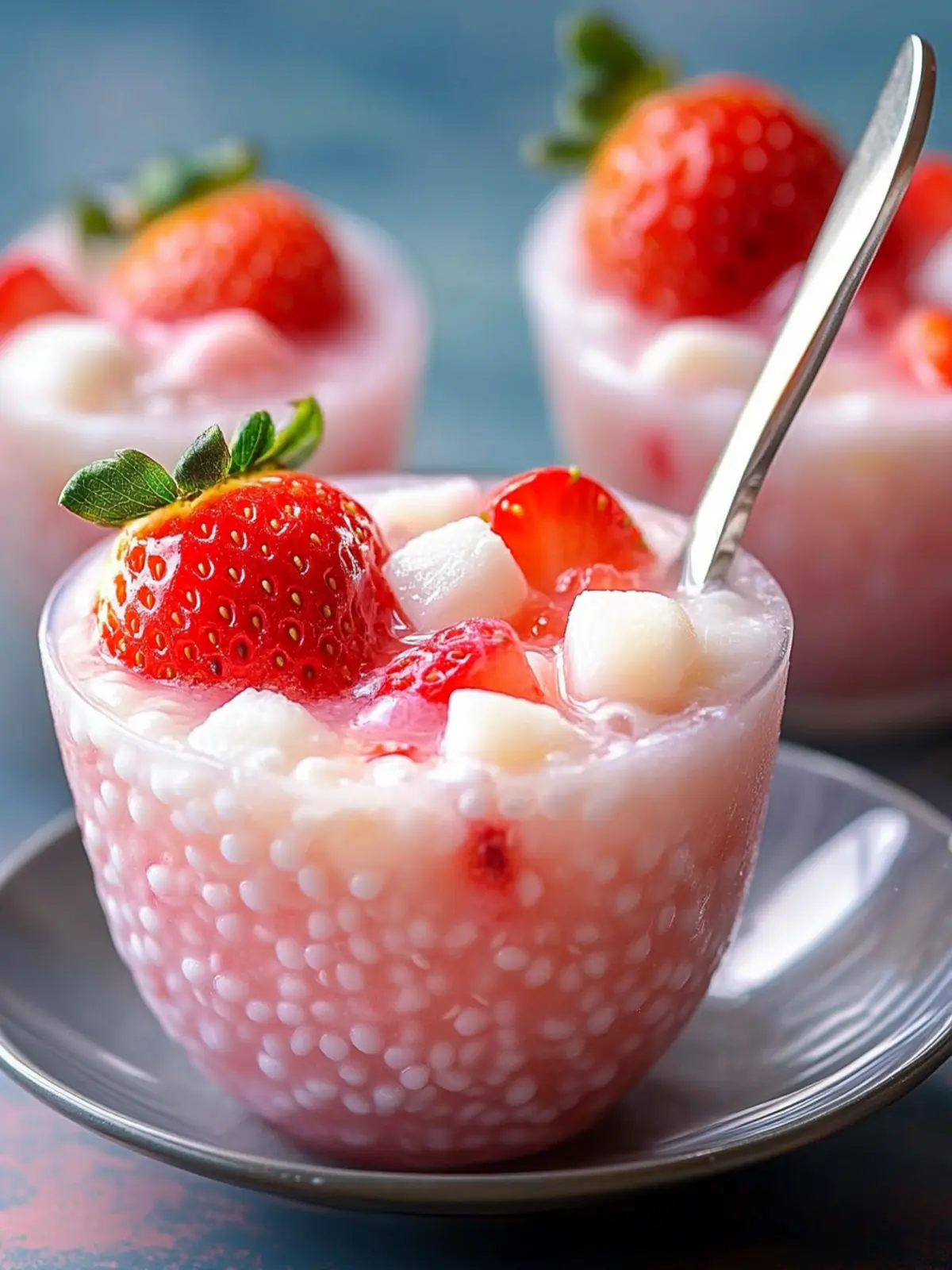 Strawberry Coconut Tapioca