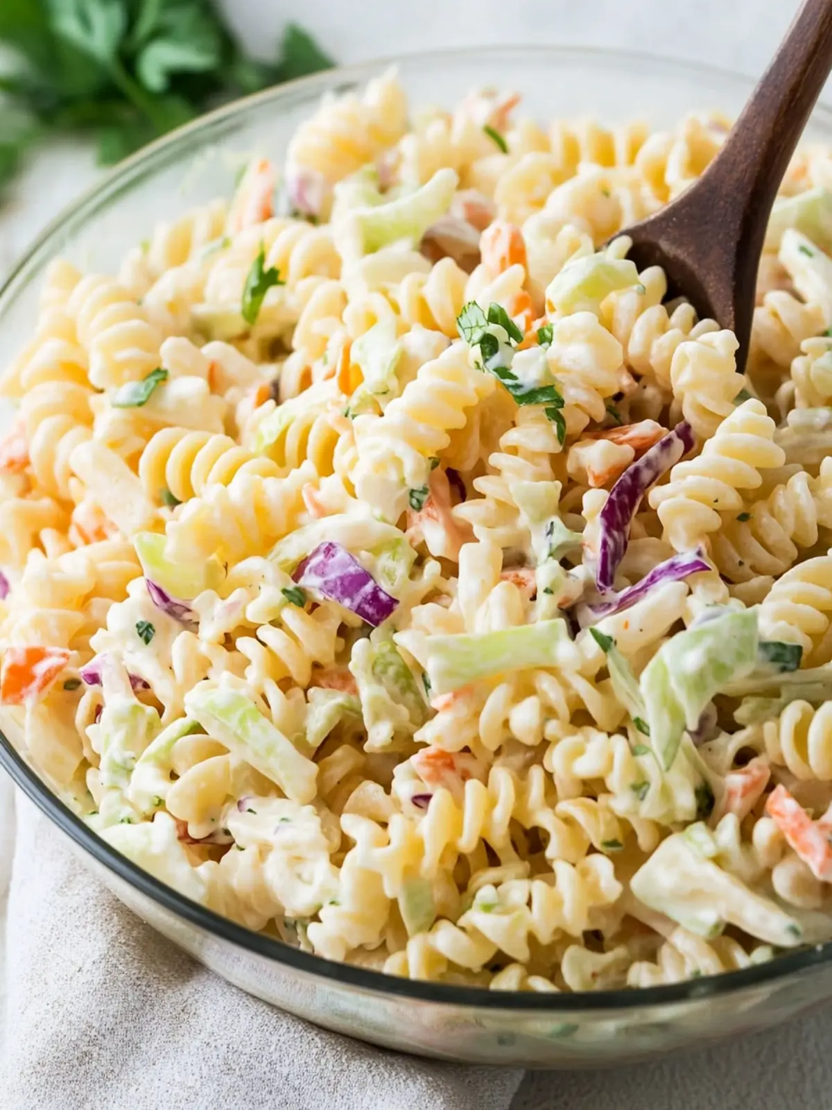 Coleslaw Pasta Salad