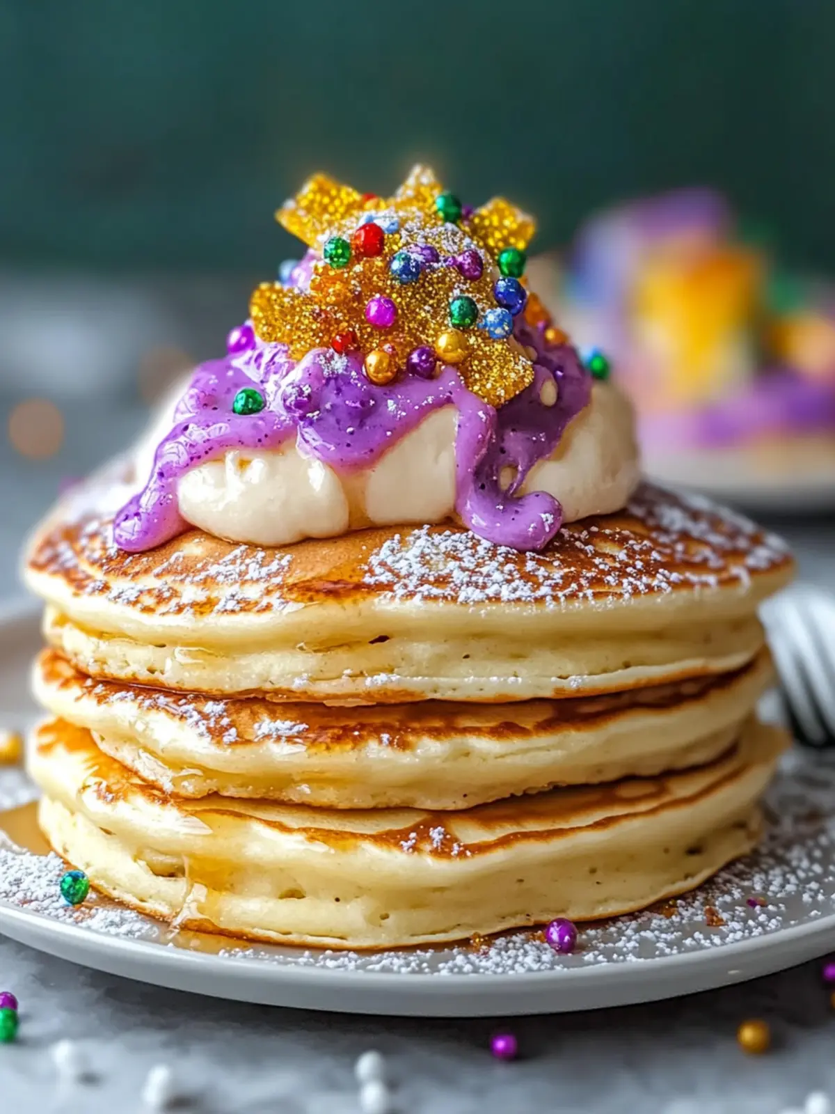 King Cake Pancakes