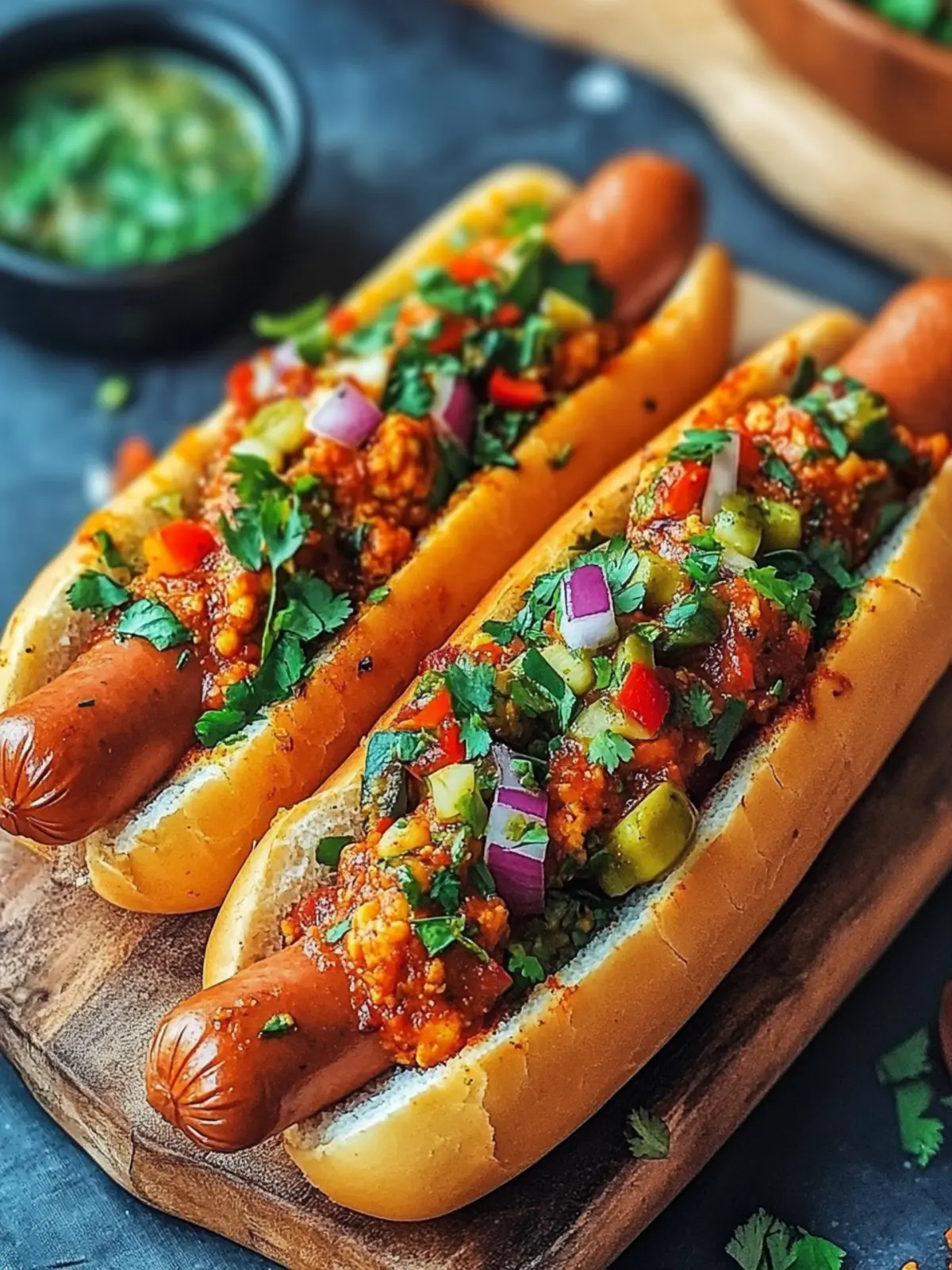 Peri Peri Paneer Hot Dogs