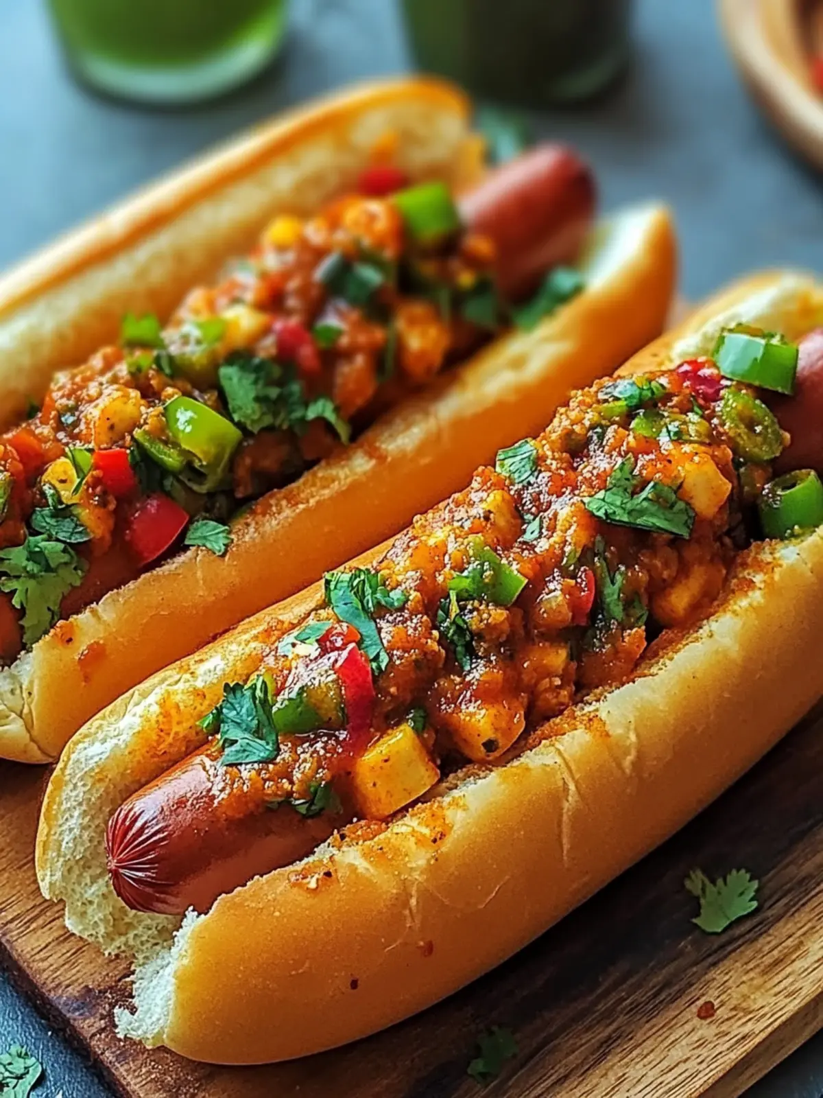 Peri Peri Paneer Hot Dogs