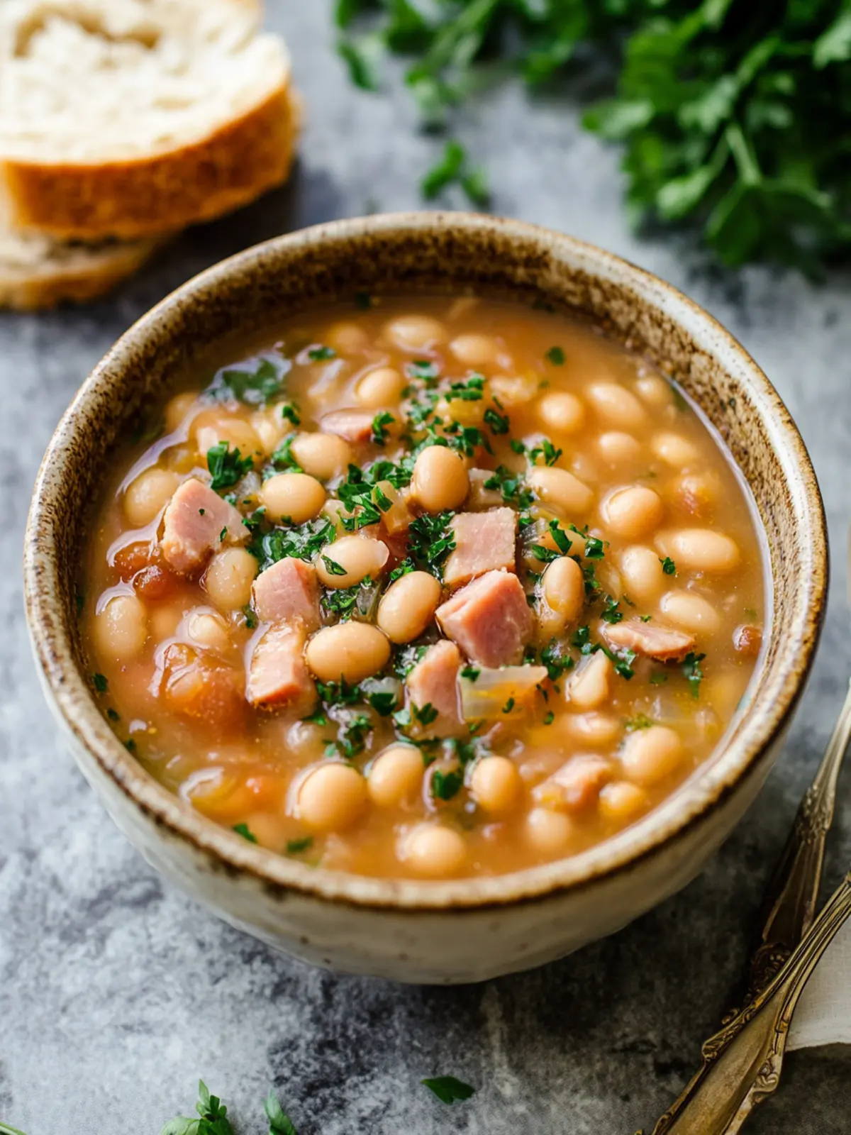 Protein-Rich Ham & Bean Soup