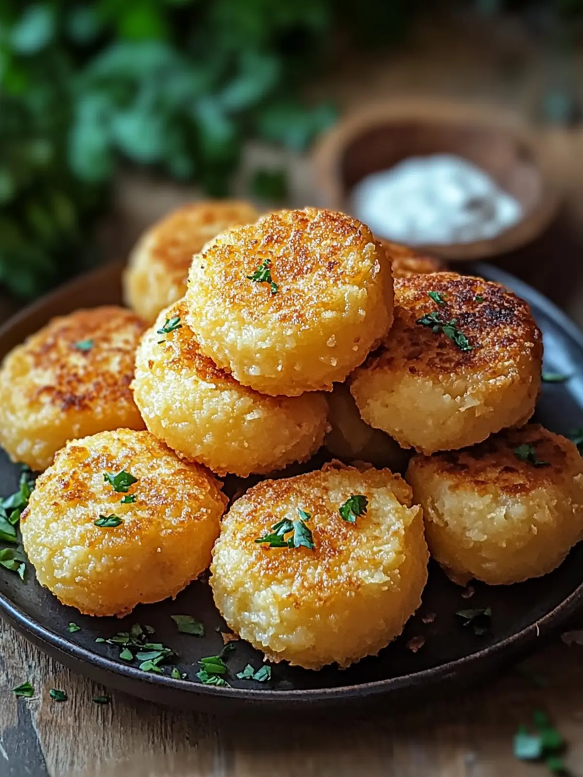 Golden Crunchy Potato Maakoudas
