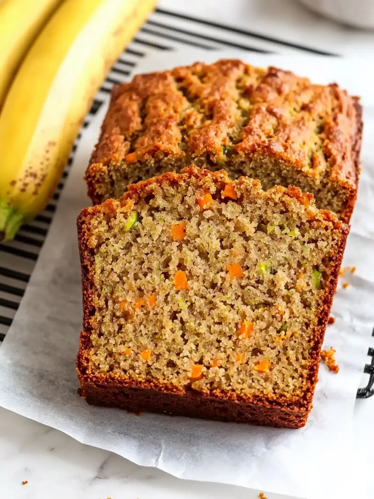 Zucchini Carrot Banana Bread