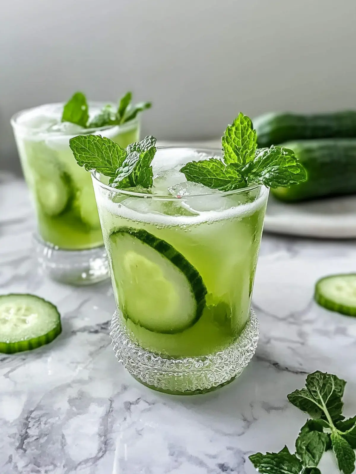 Cucumber Mint Mocktail