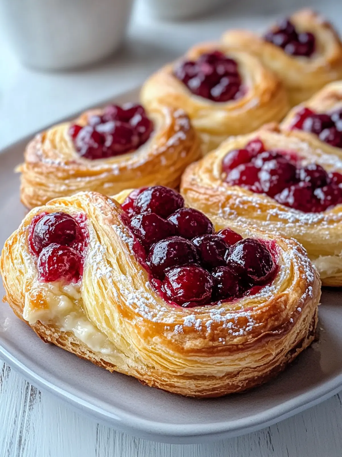 Easy Cherry Cheese Danish