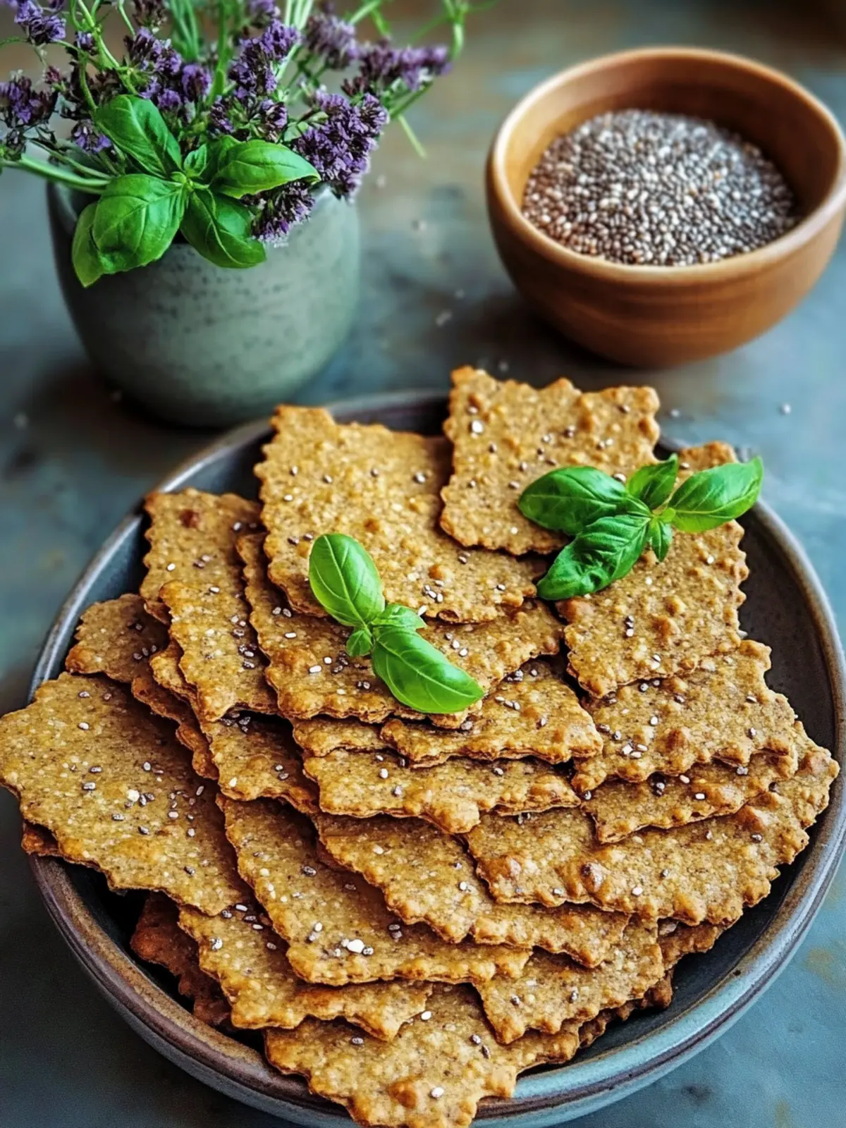 Chia & Flax Seed Crackers