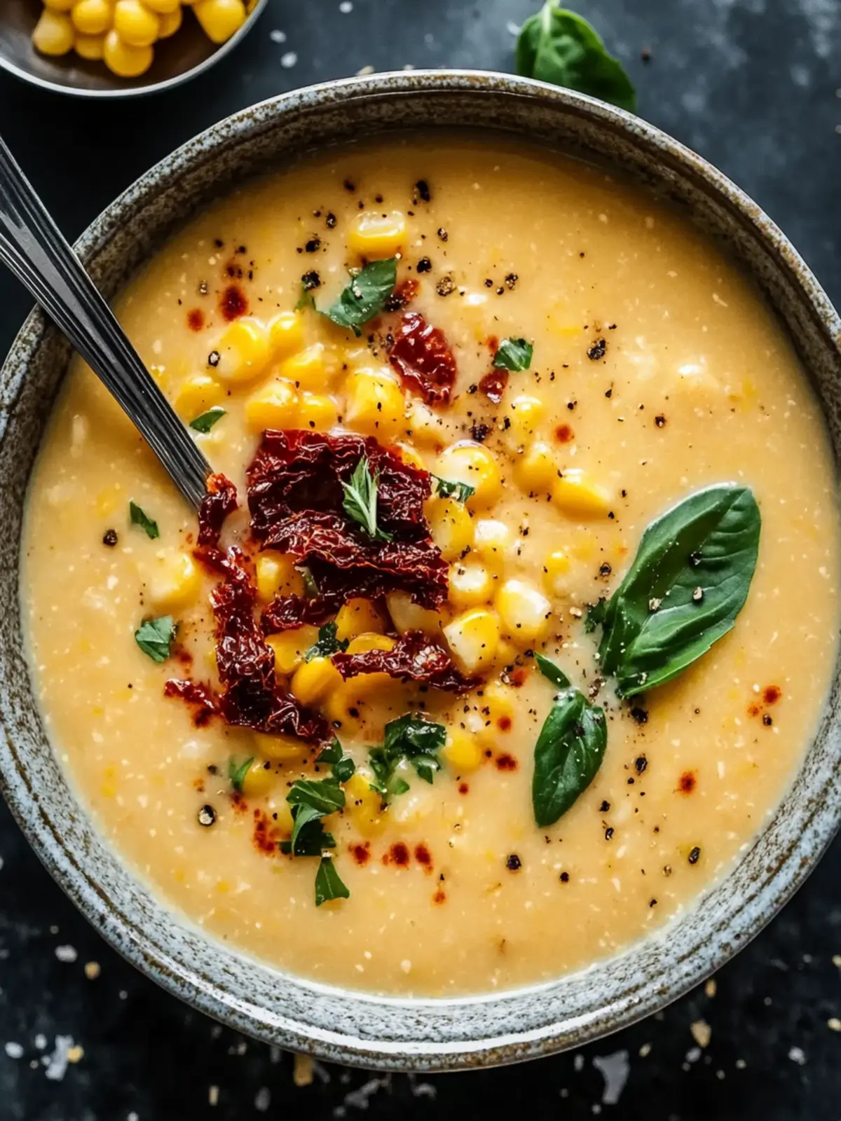 Sun Dried Tomato Corn Chowder