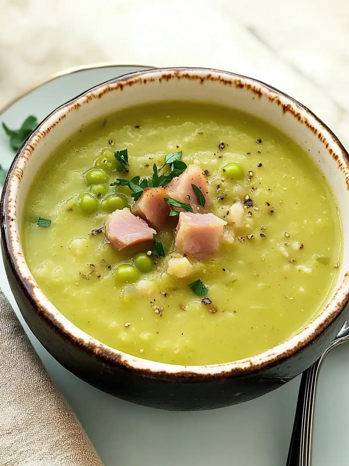Gordon Ramsay's Irresistible Pea and Ham Soup for Comfort — free download