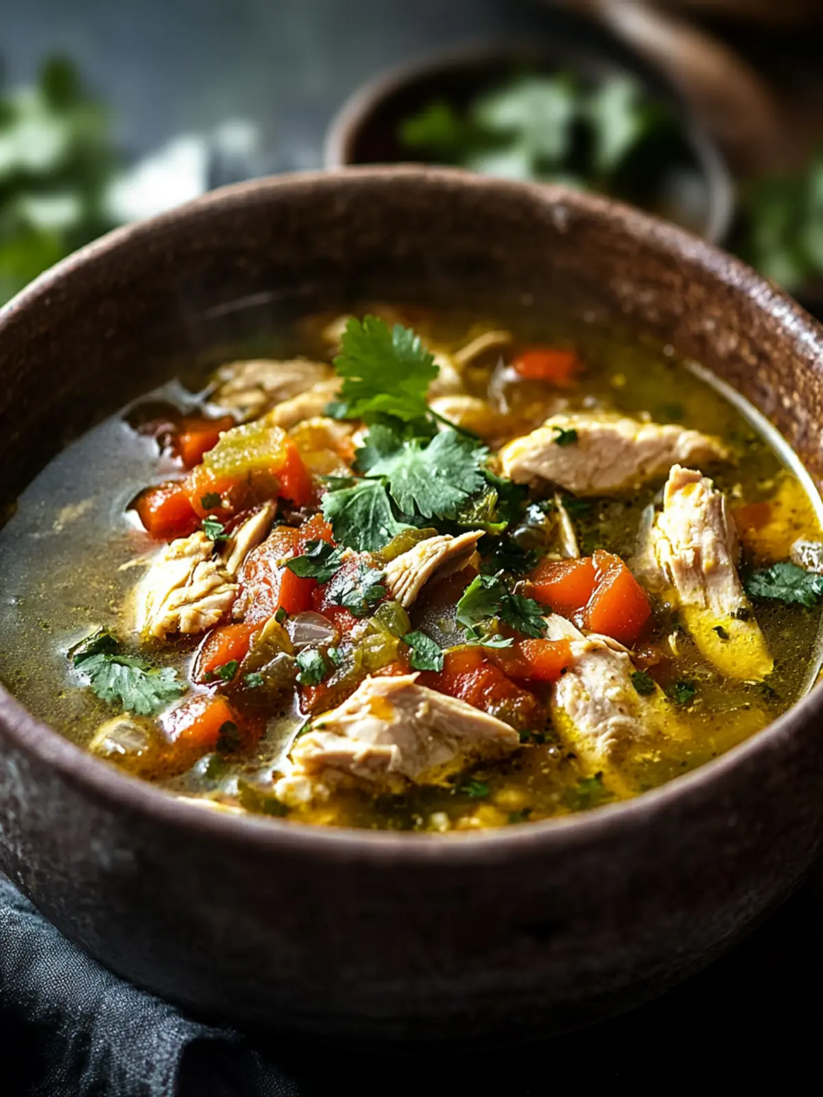 Green Chile Chicken Stew