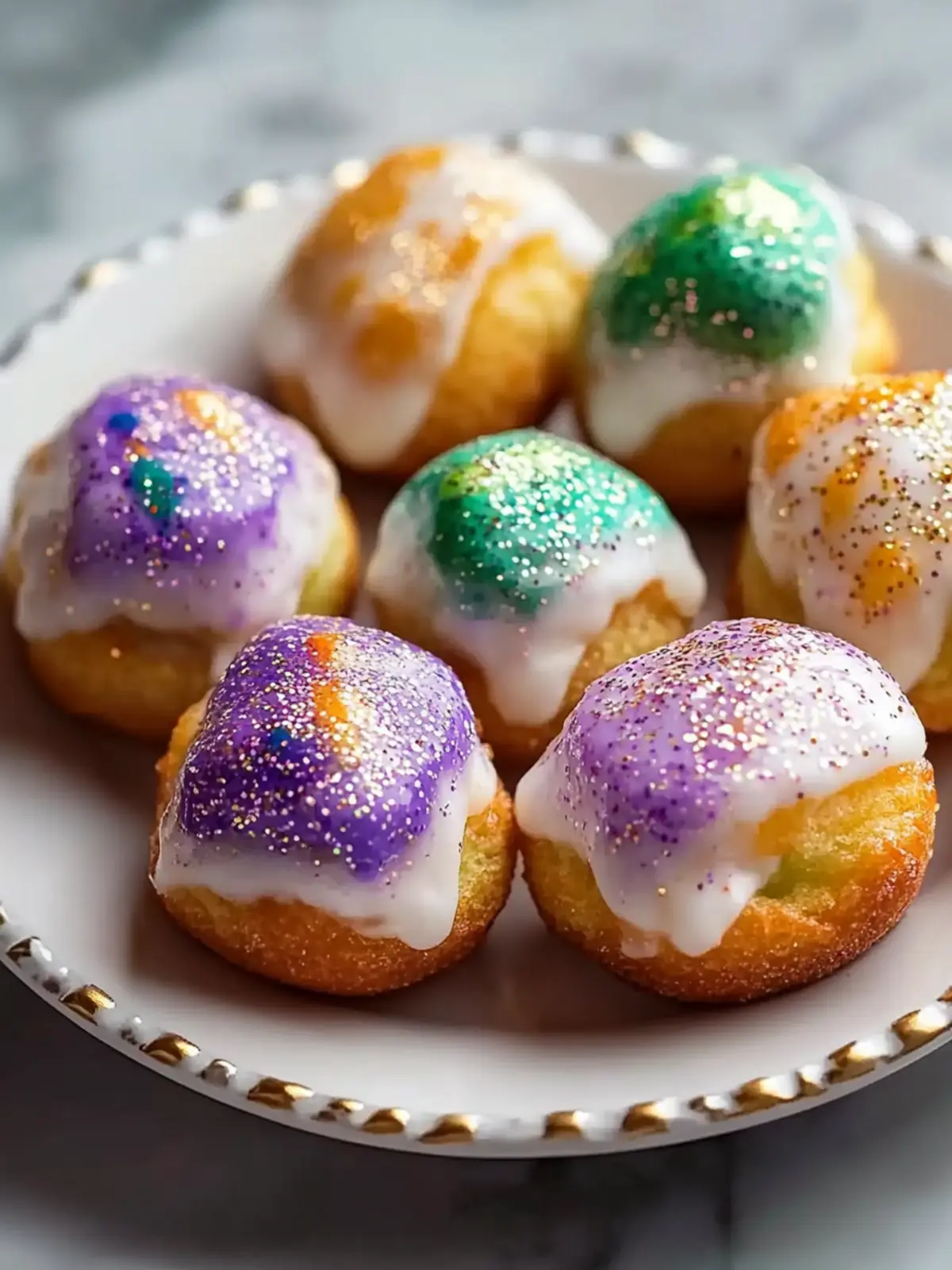 Easy King Cake Bites