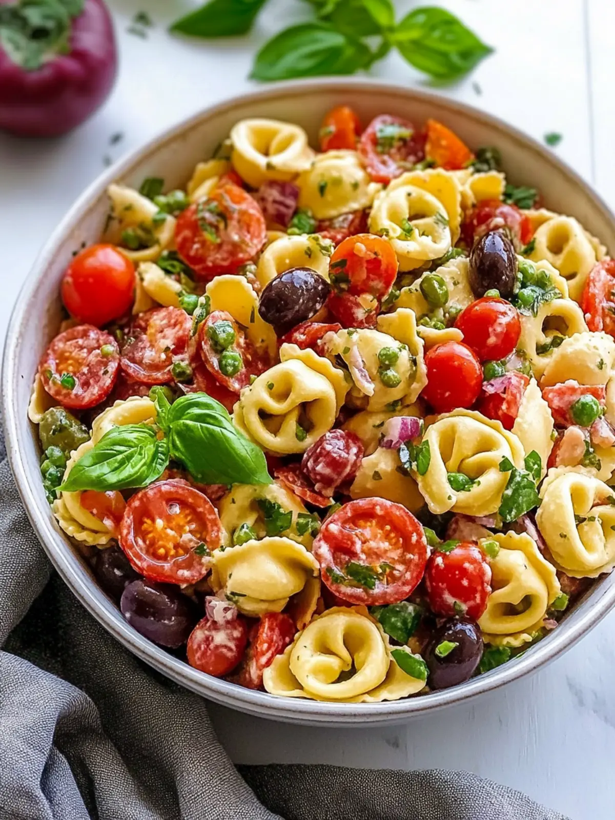 Antipasto Tortellini Pasta Salad