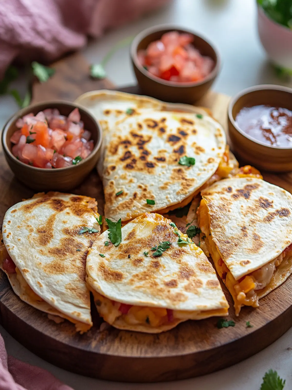 Heart-Shaped Quesadillas