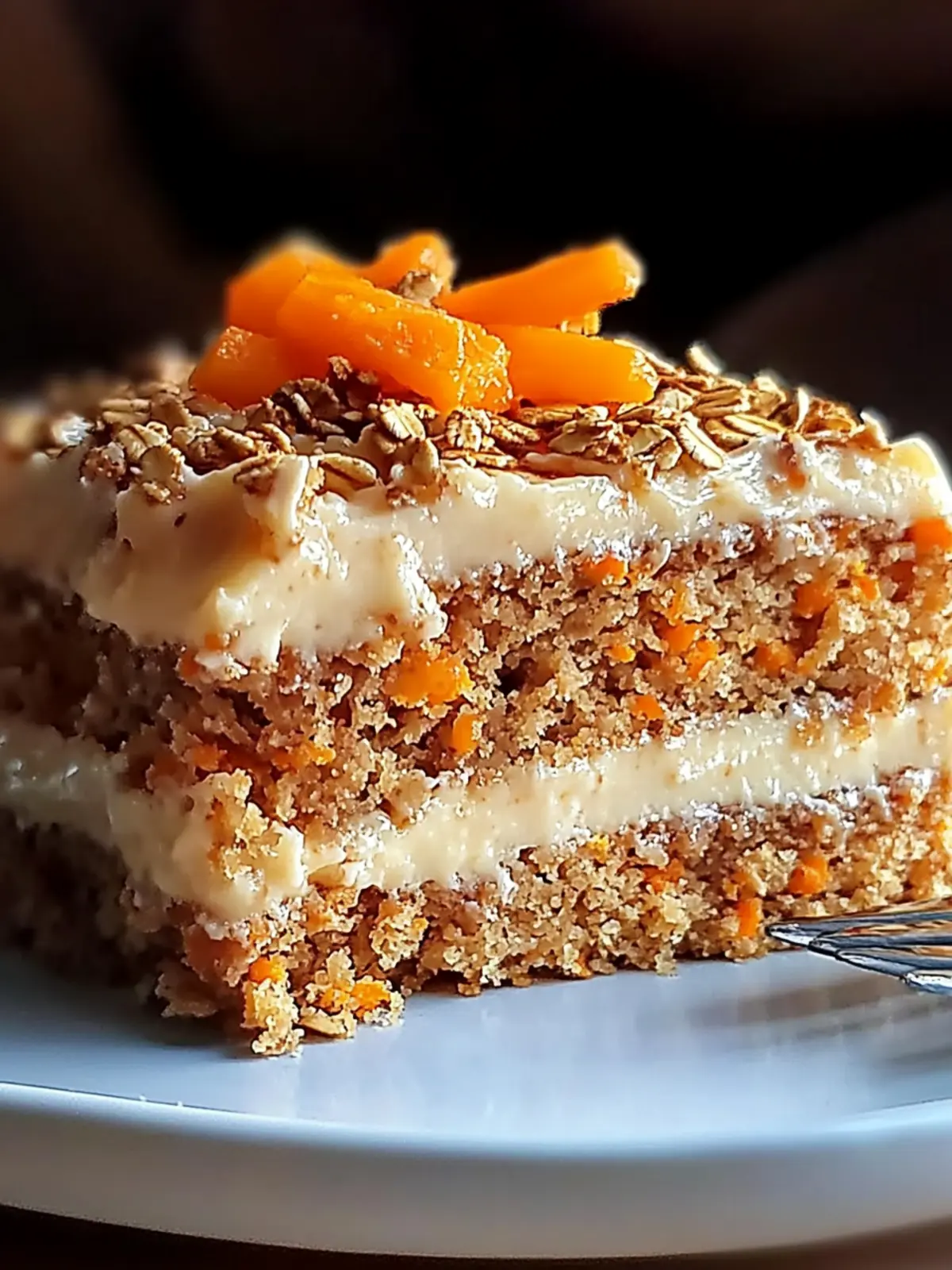Flourless Oatmeal Carrot Cake