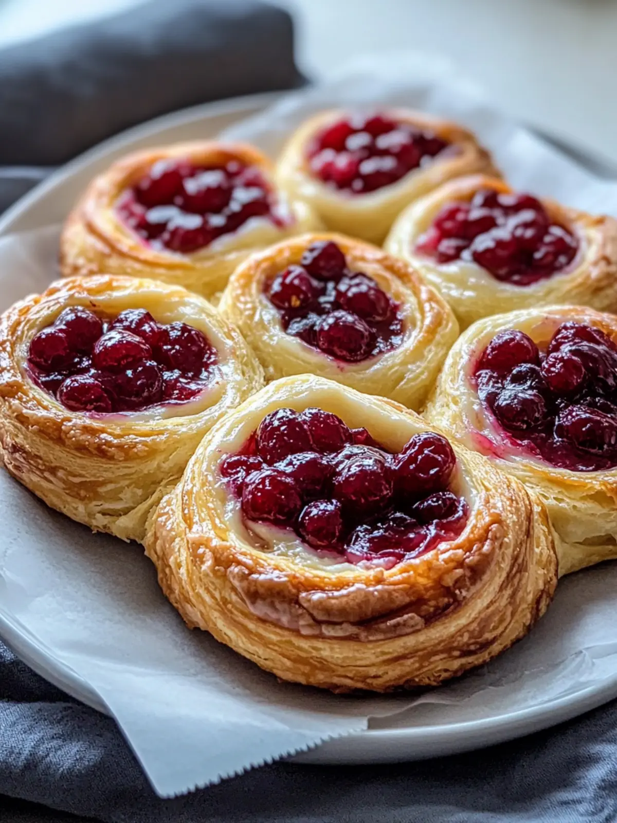 Easy Cherry Cheese Danish