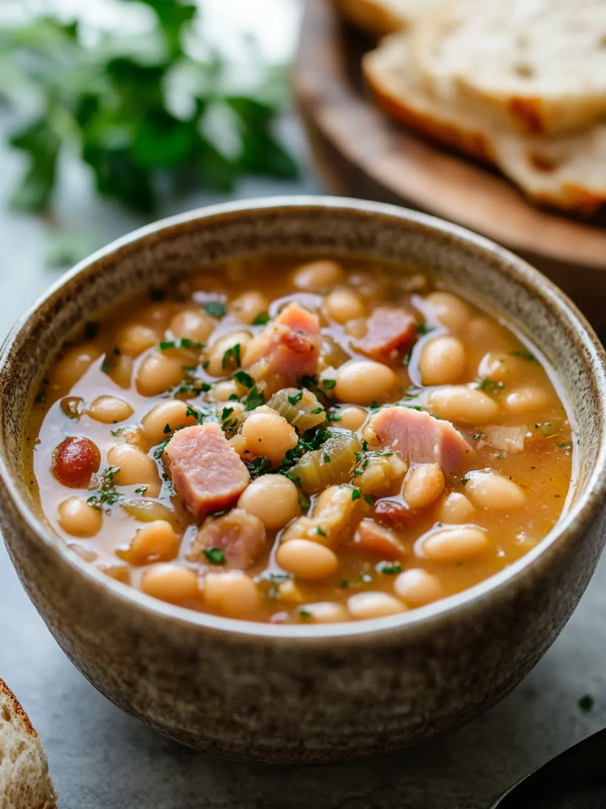 Protein-Rich Ham & Bean Soup