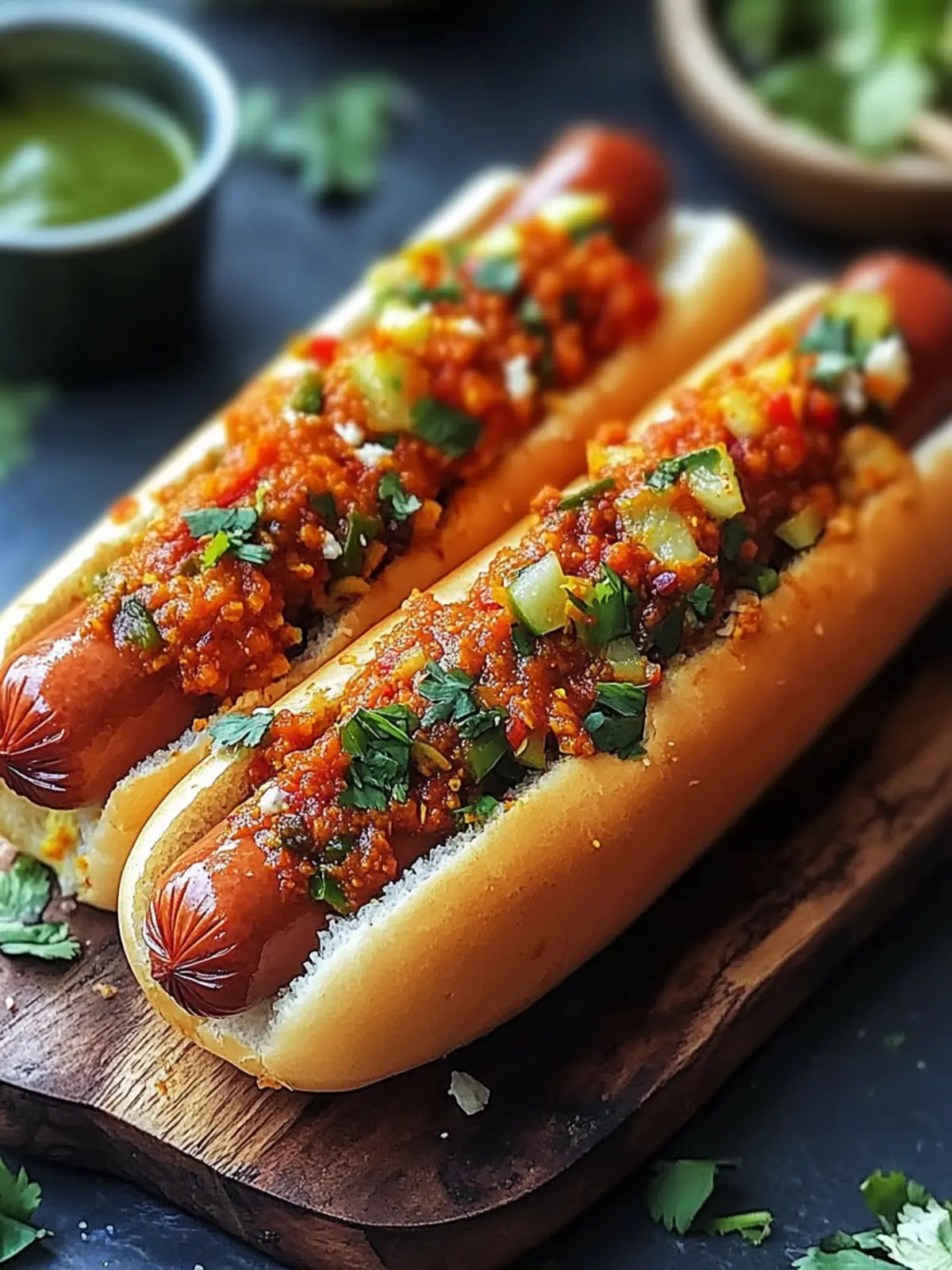 Peri Peri Paneer Hot Dogs