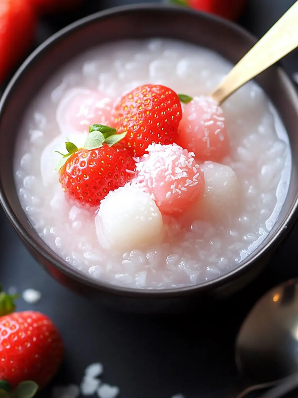 Strawberry Coconut Tapioca