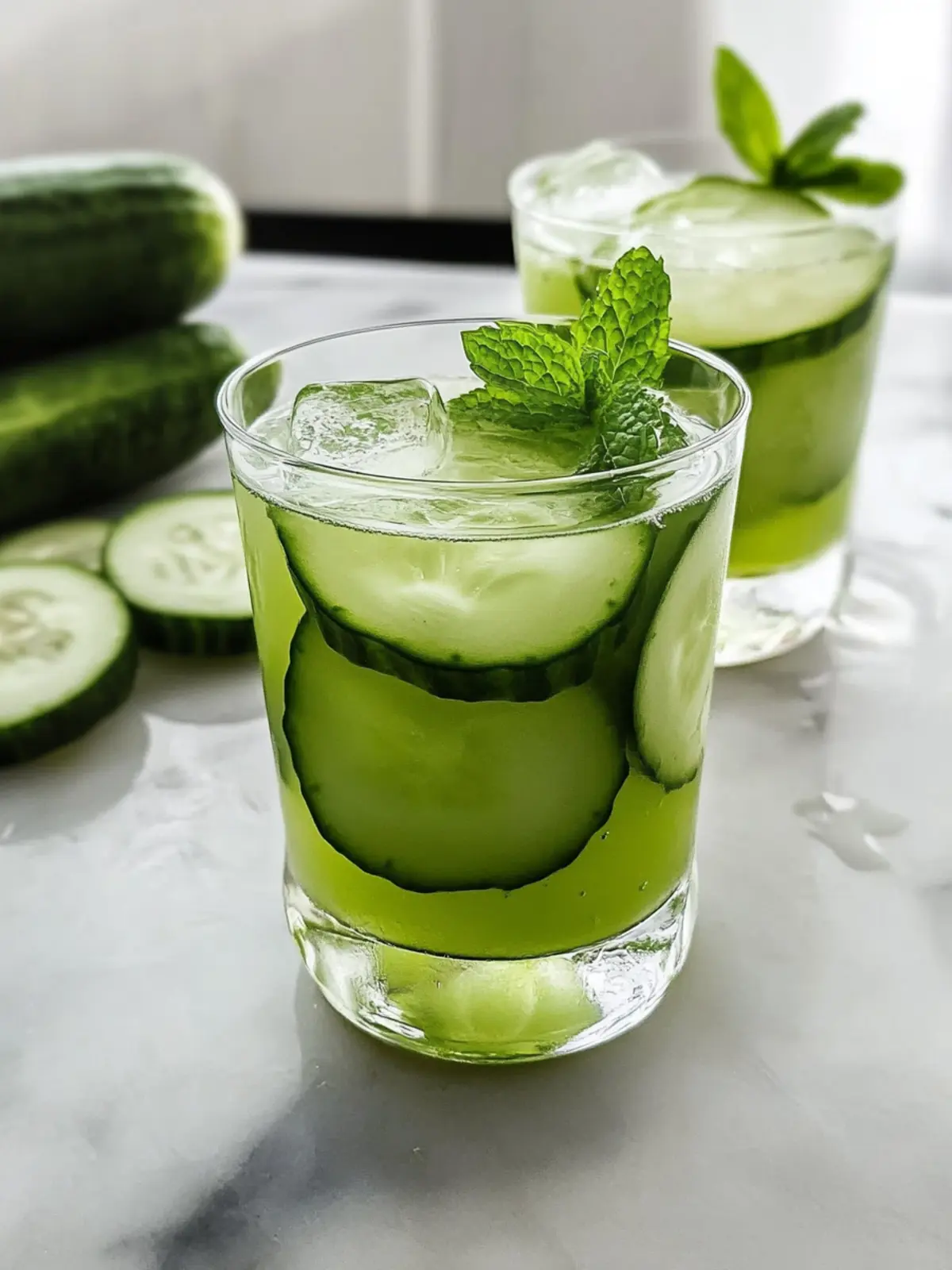 Cucumber Mint Mocktail