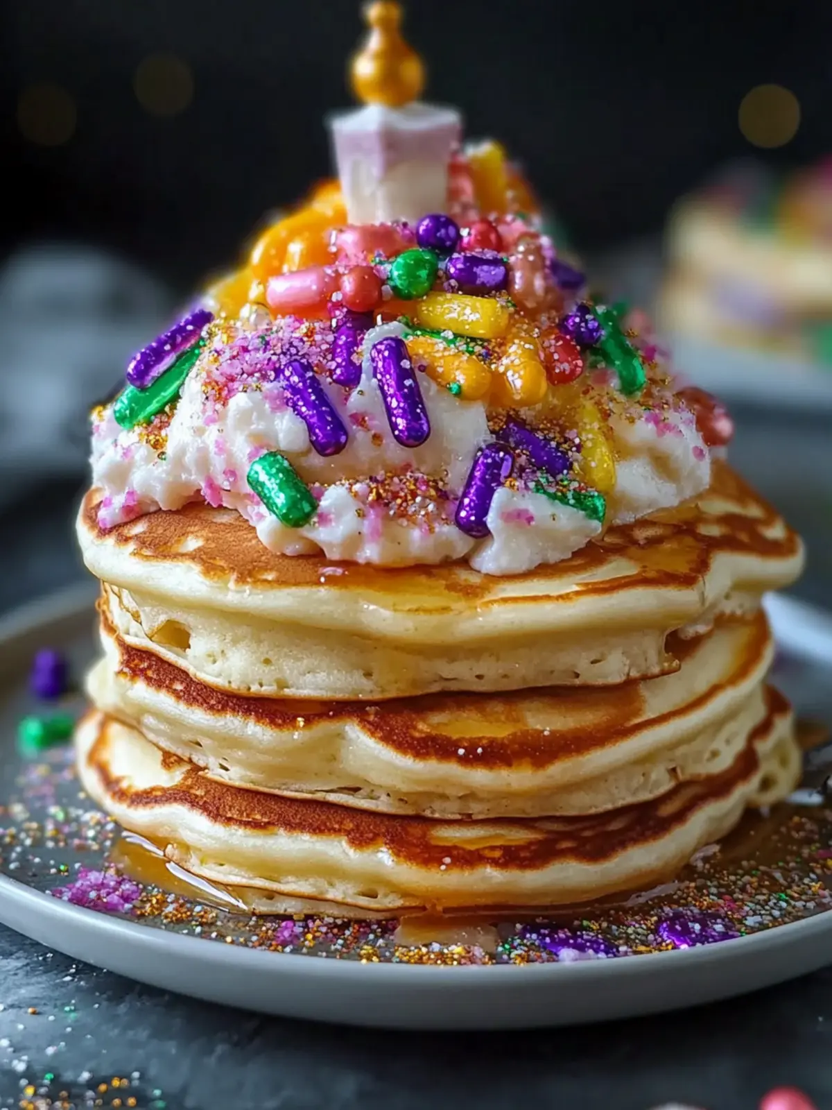 King Cake Pancakes