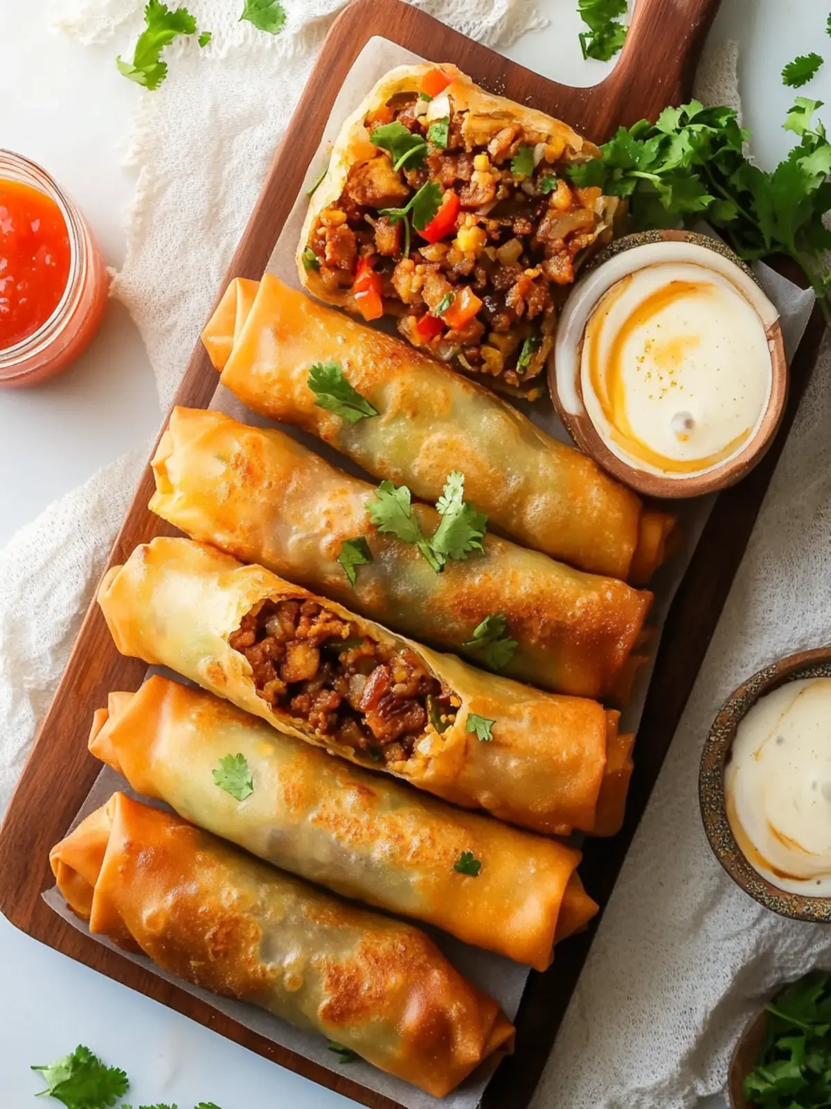 Msakhan Egg Rolls