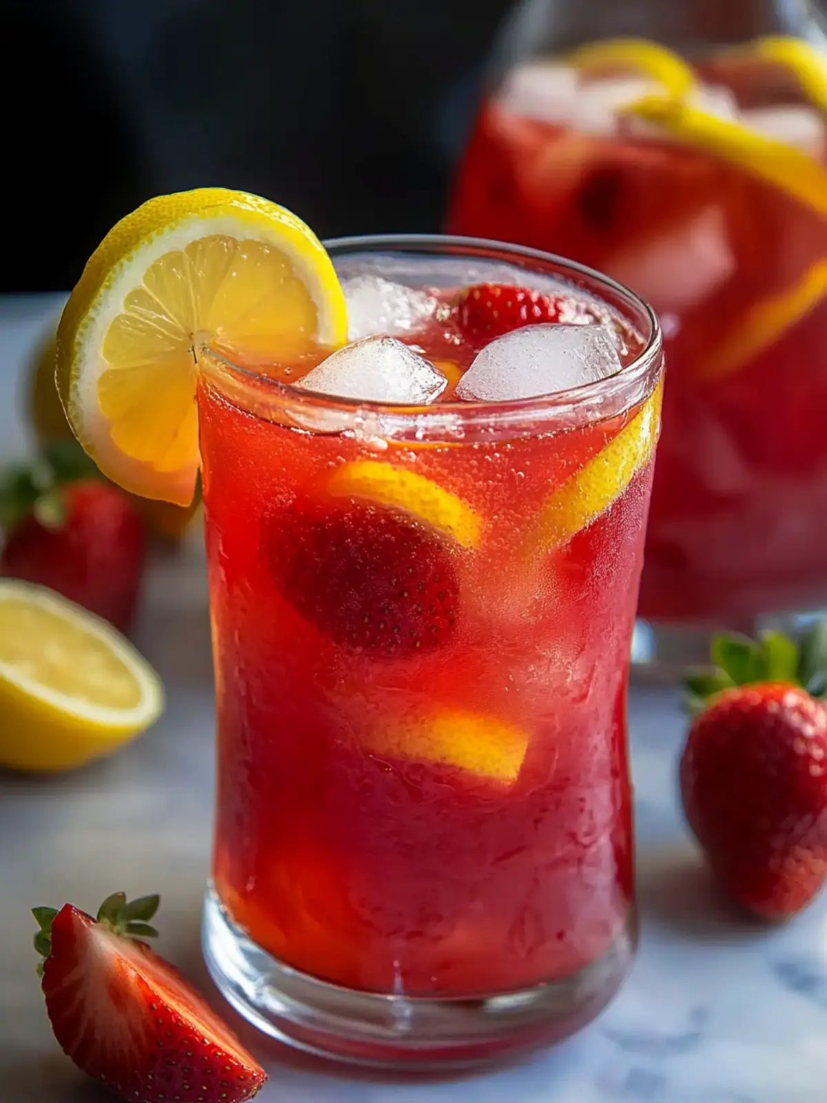 Hibiscus Tea Strawberry-Lemonade