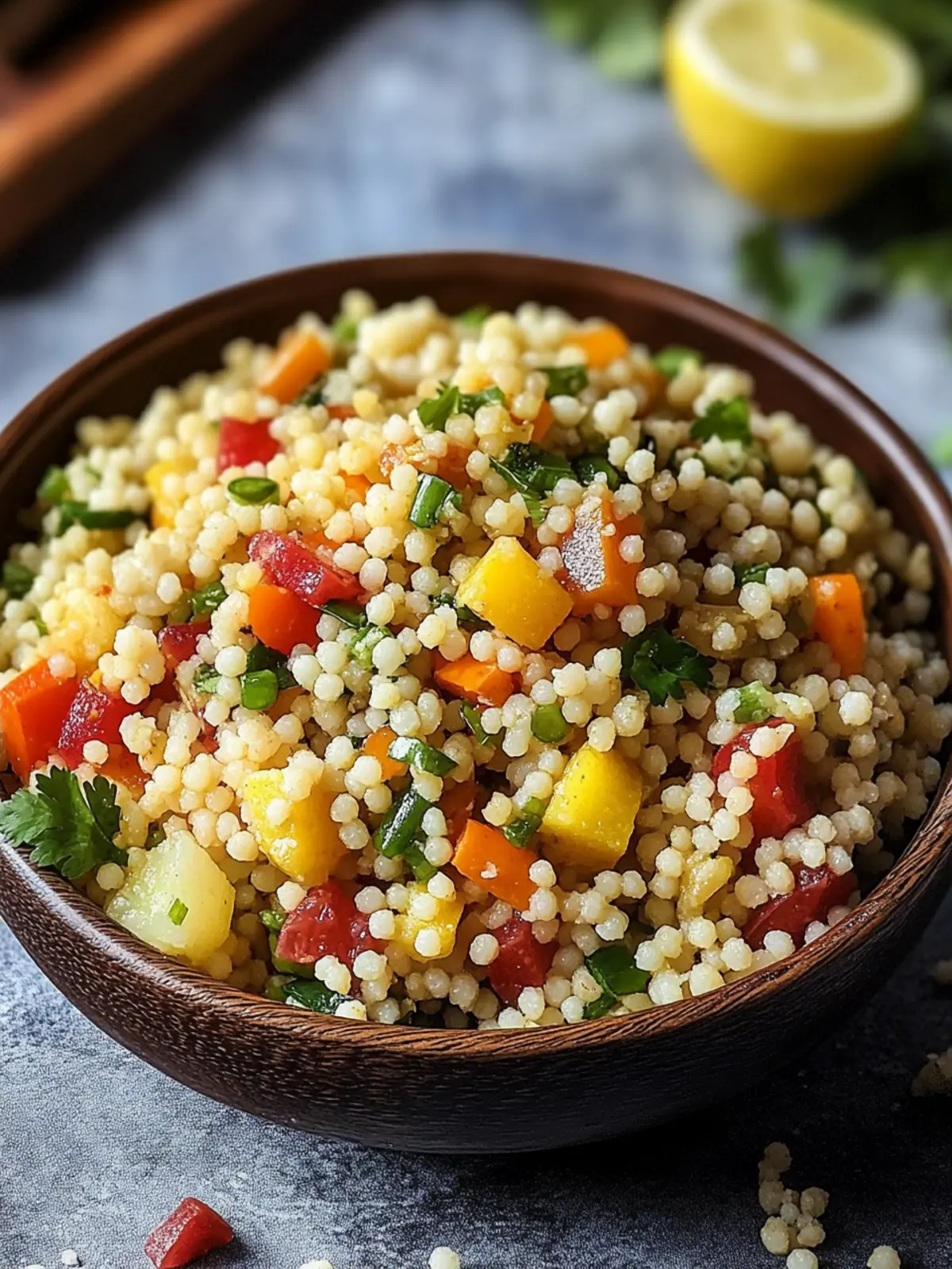 Couscous Bhel