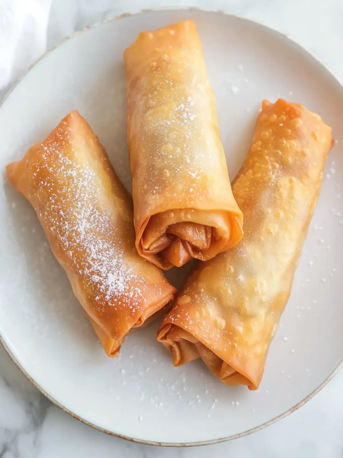 Ropia Raper's Spring Rols Irresistible Apple Pie Spring Rolls - A Perfect Vegan Treat