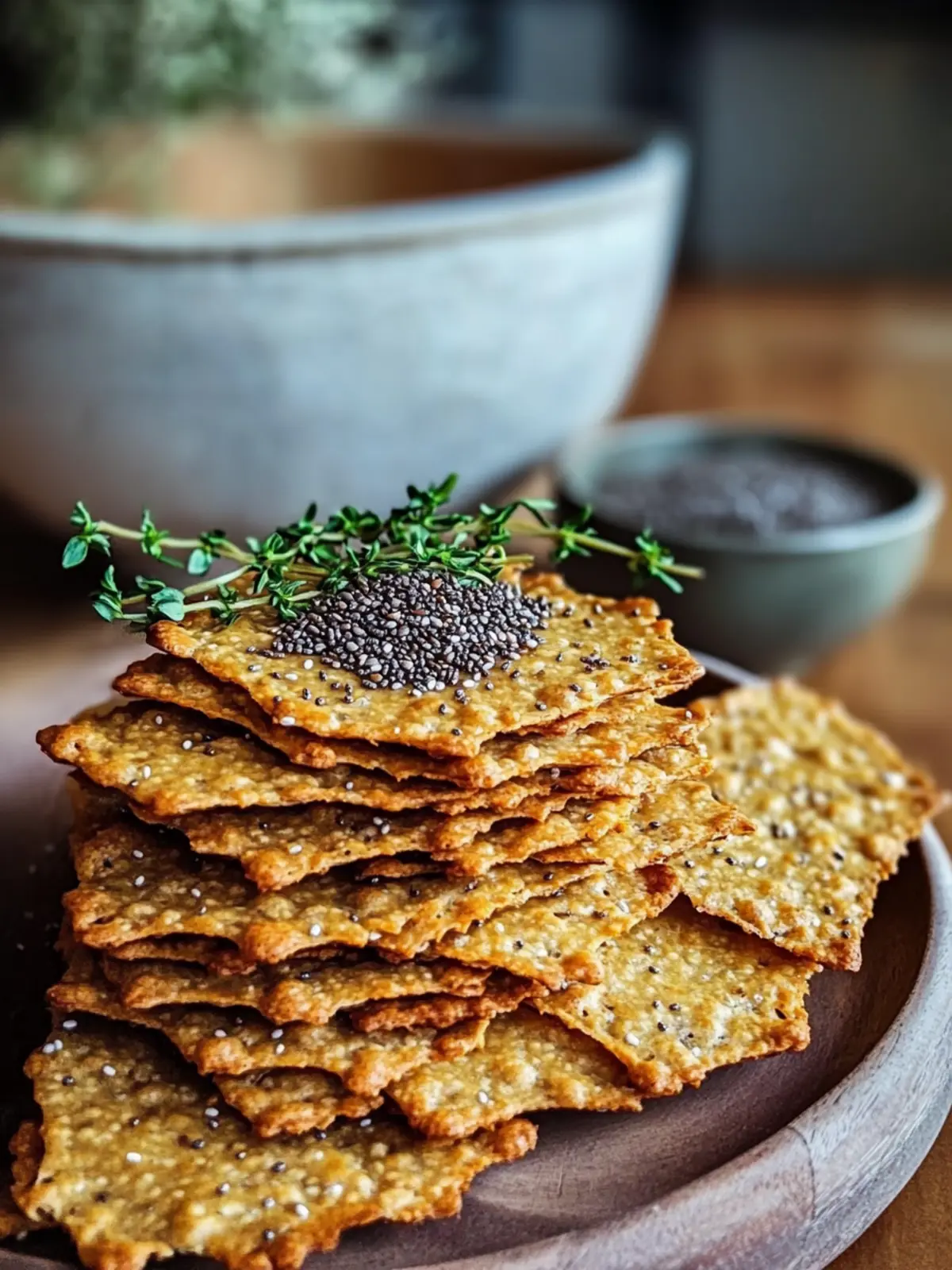 Chia & Flax Seed Crackers