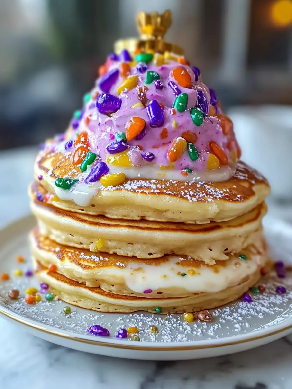 King Cake Pancakes