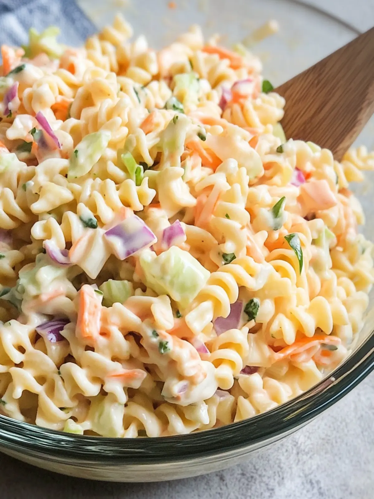 Coleslaw Pasta Salad