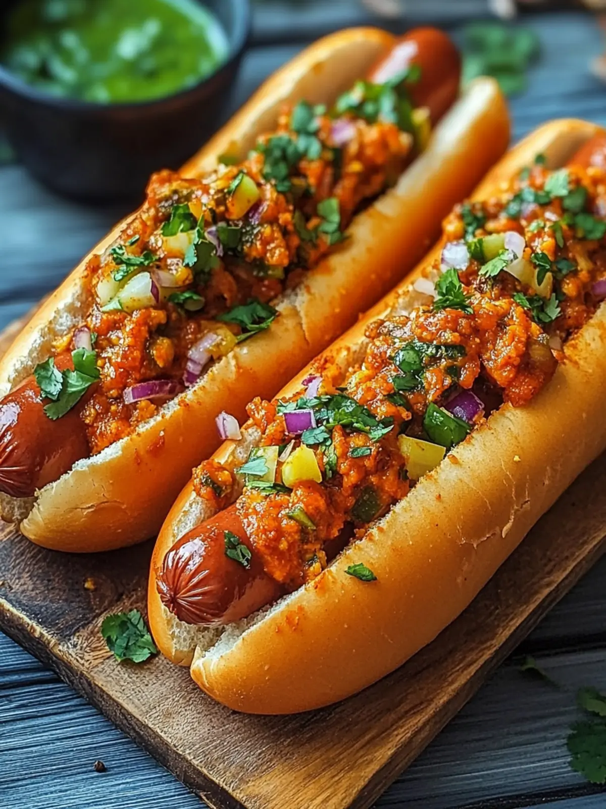 Peri Peri Paneer Hot Dogs