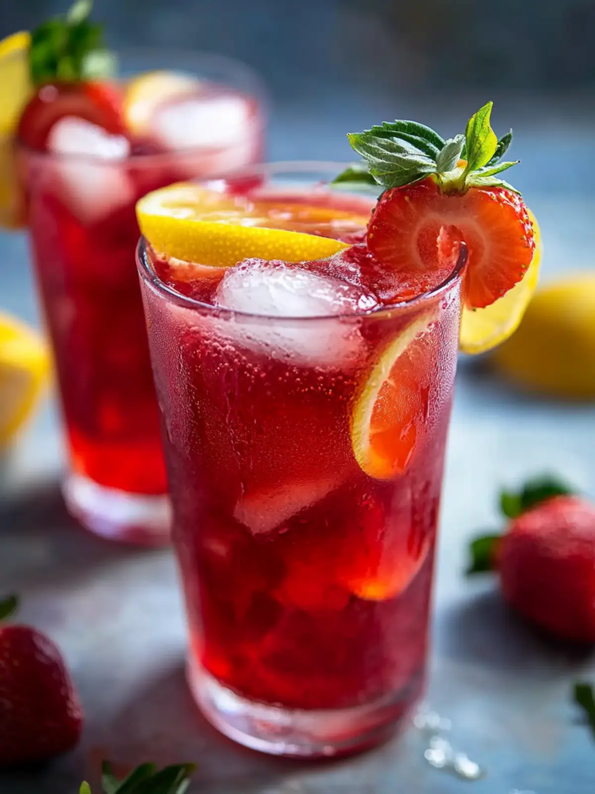 Hibiscus Tea Strawberry-Lemonade