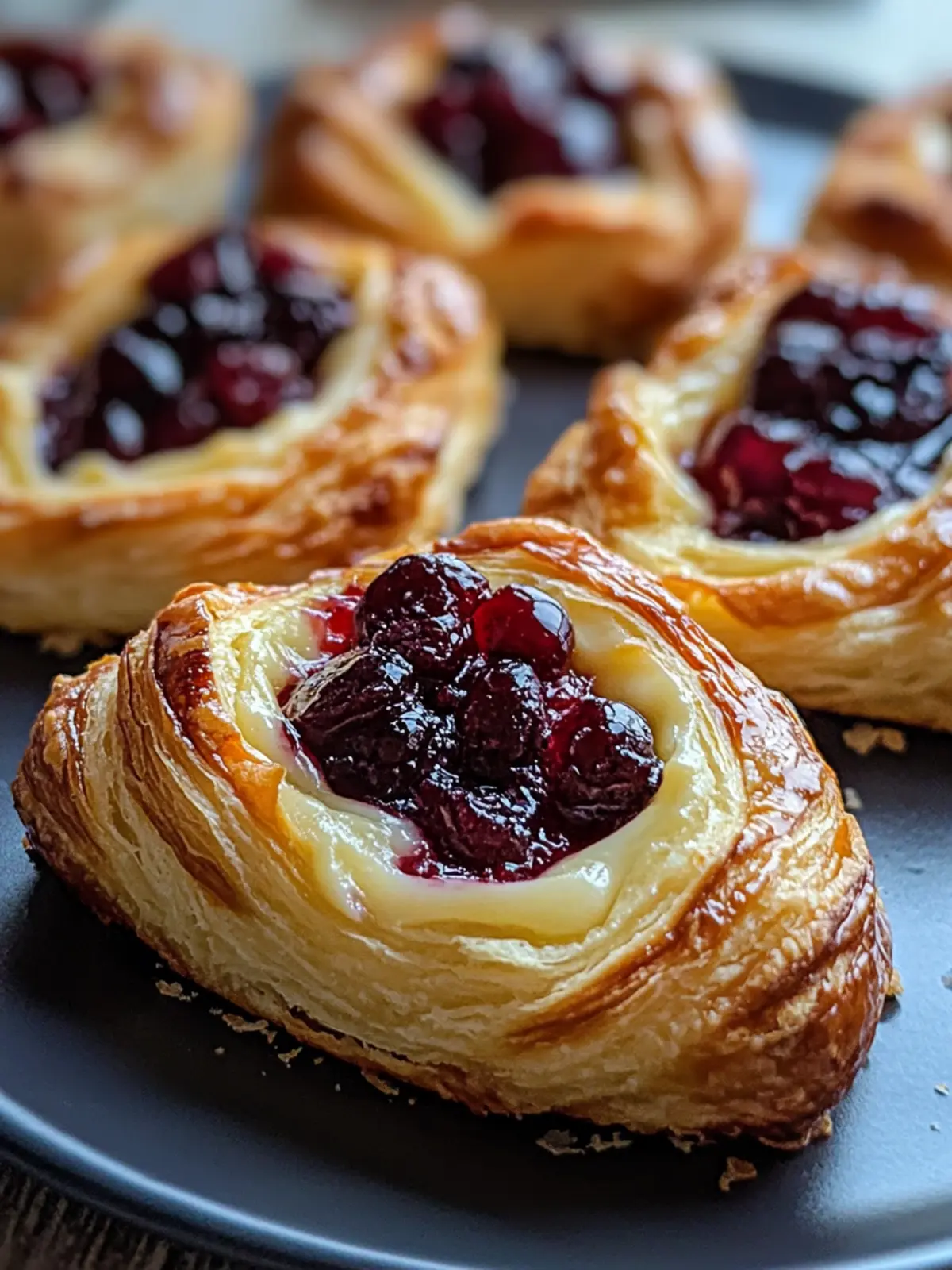 Easy Cherry Cheese Danish