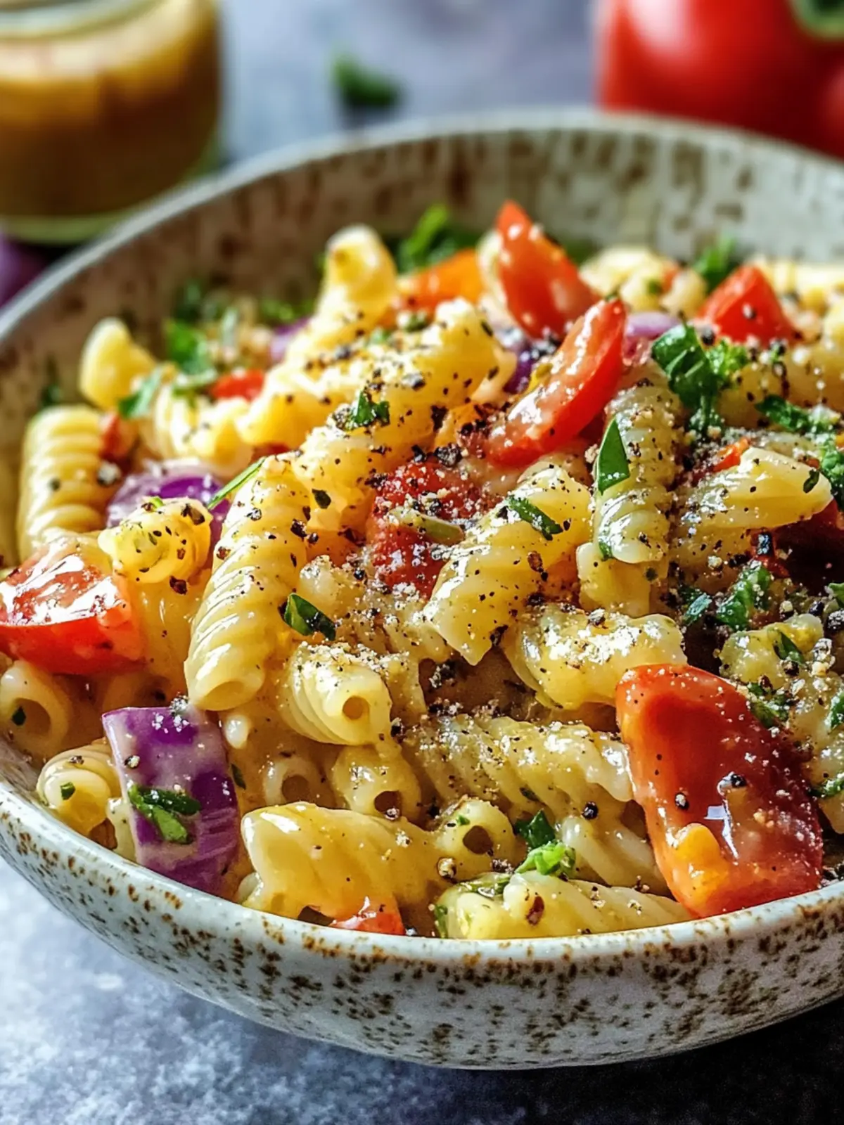 Zesty Healthy Pasta Salad Dressing