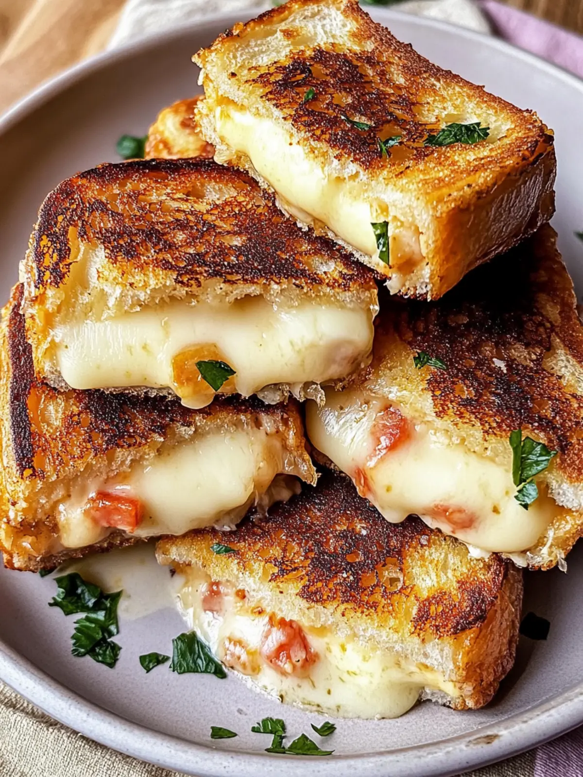 Heathy Hawaiian Roll Grilled Cheese