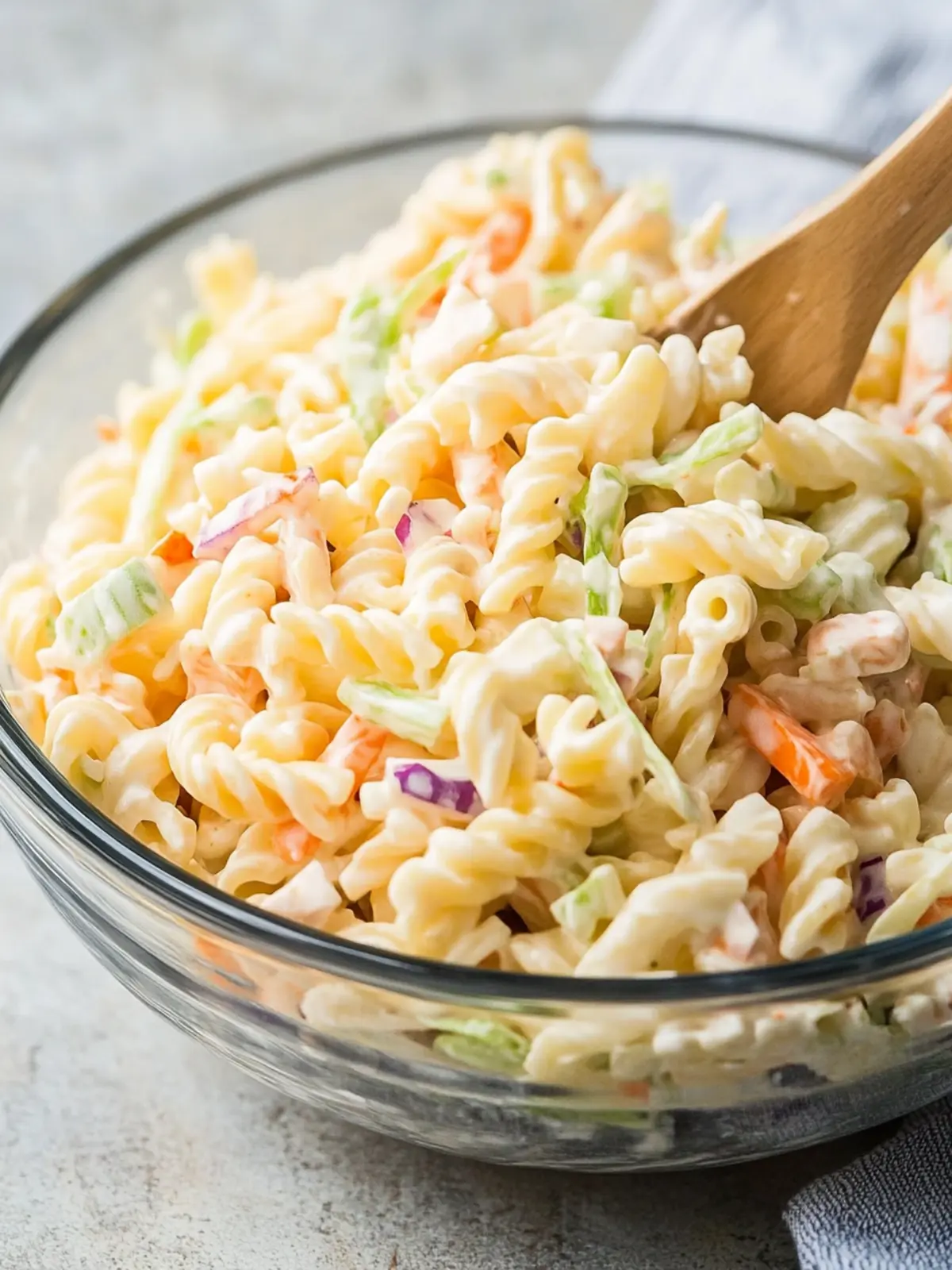 Coleslaw Pasta Salad