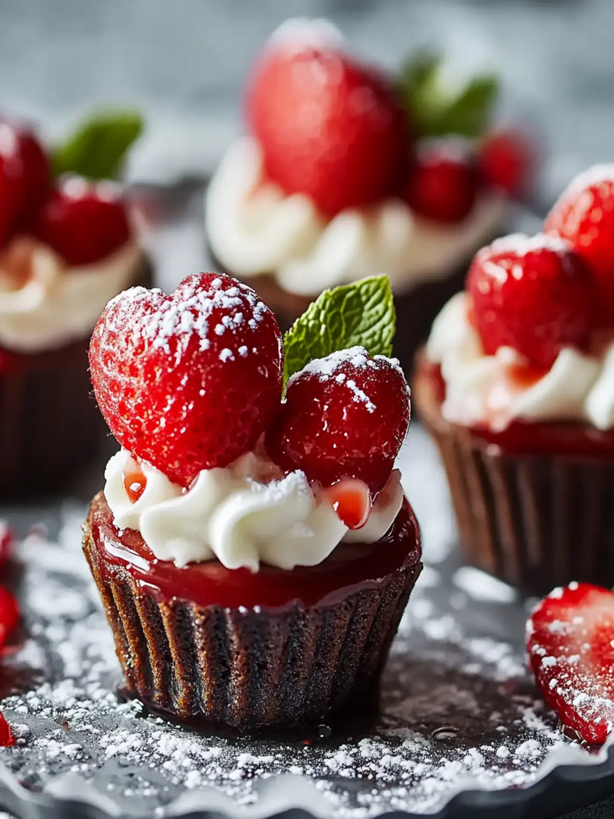 Mini Valentine Desserts