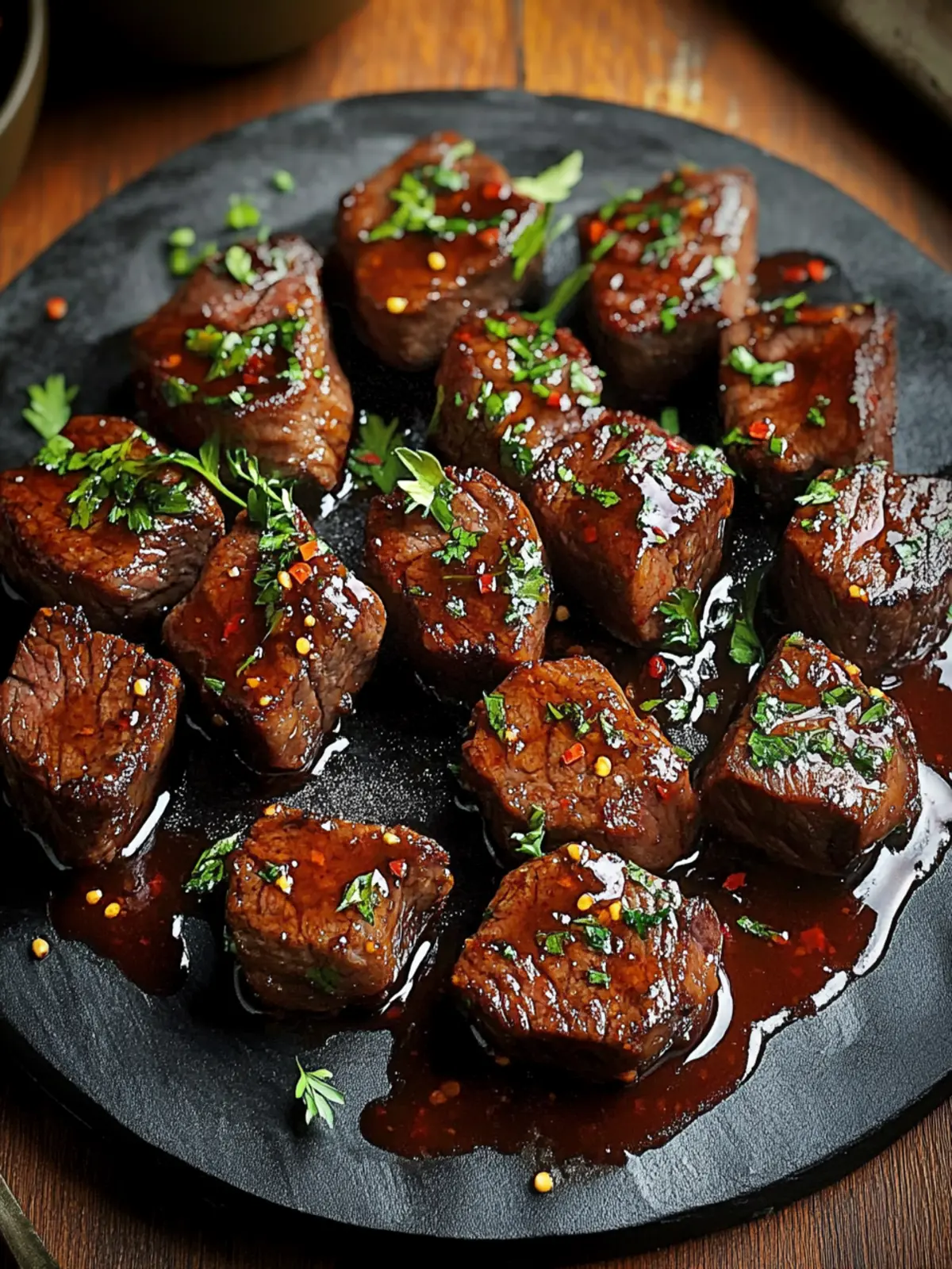 Sizzling Firecracker Steak Bites with Chili Butter