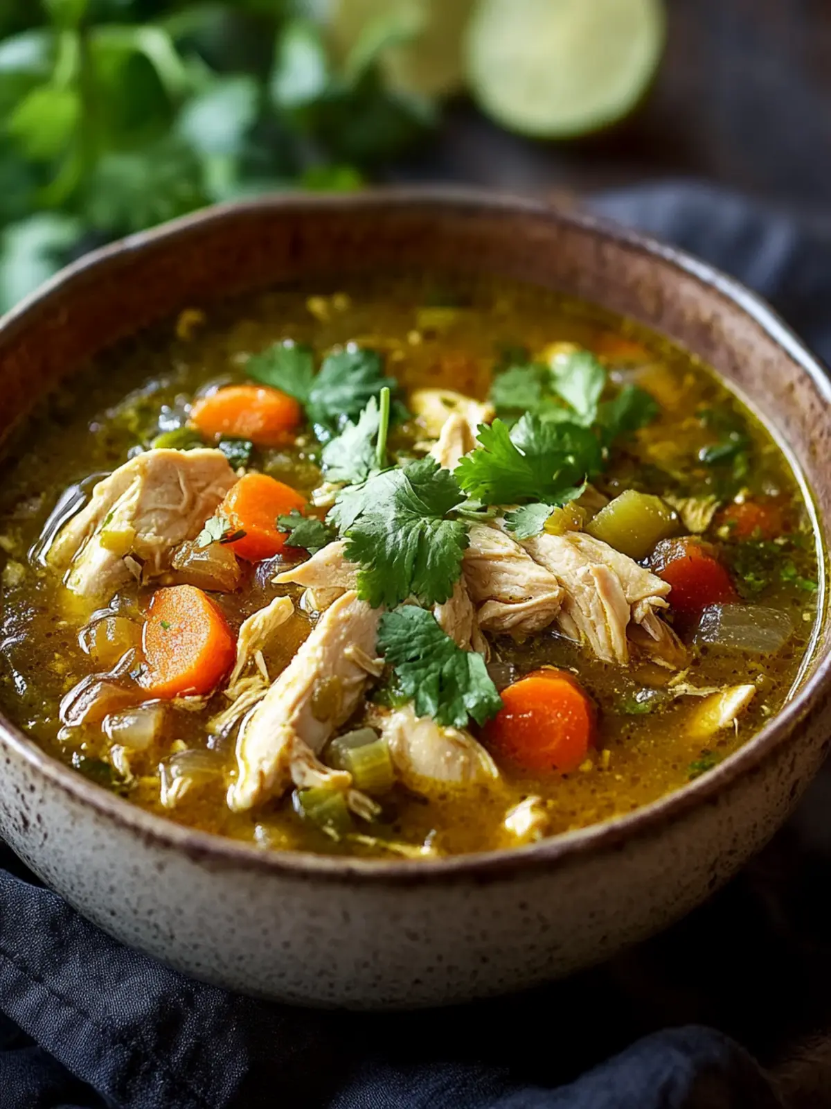 Green Chile Chicken Stew