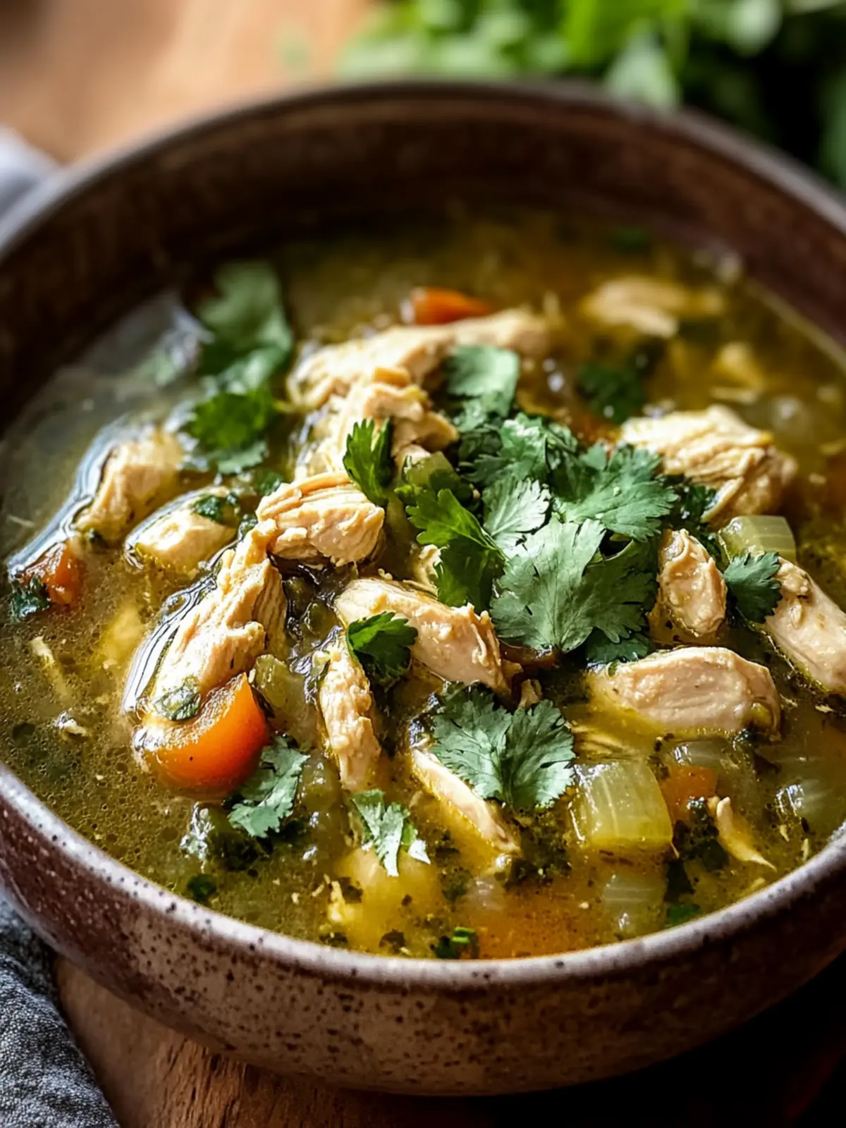 Green Chile Chicken Stew