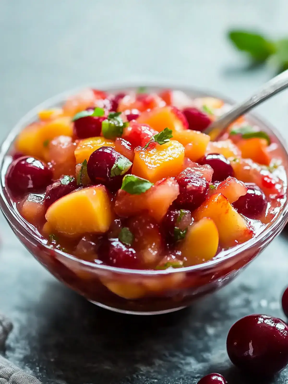 Peach Cherry Salsa