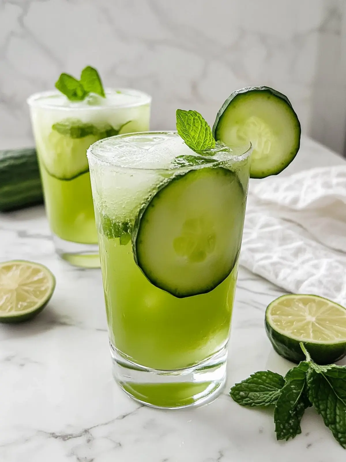 Cucumber Mint Mocktail
