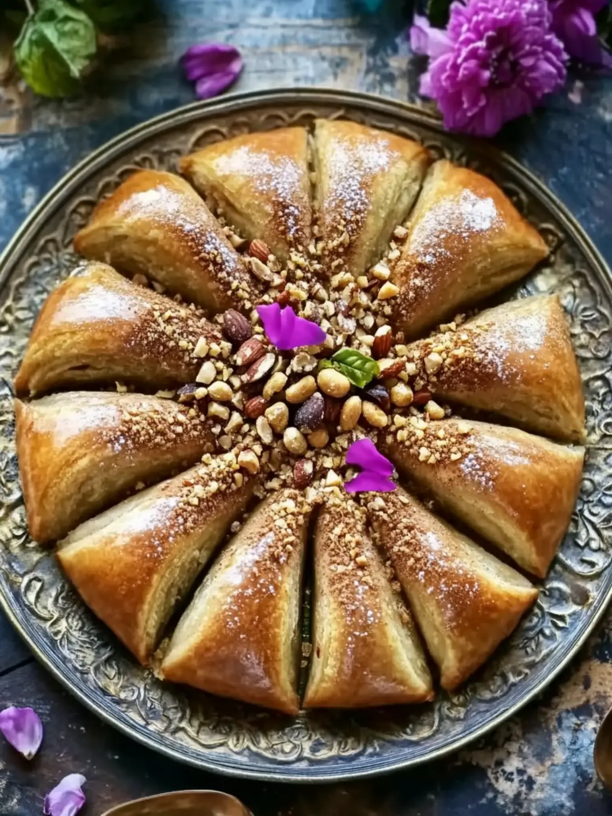 Qatayef with Nut Filling