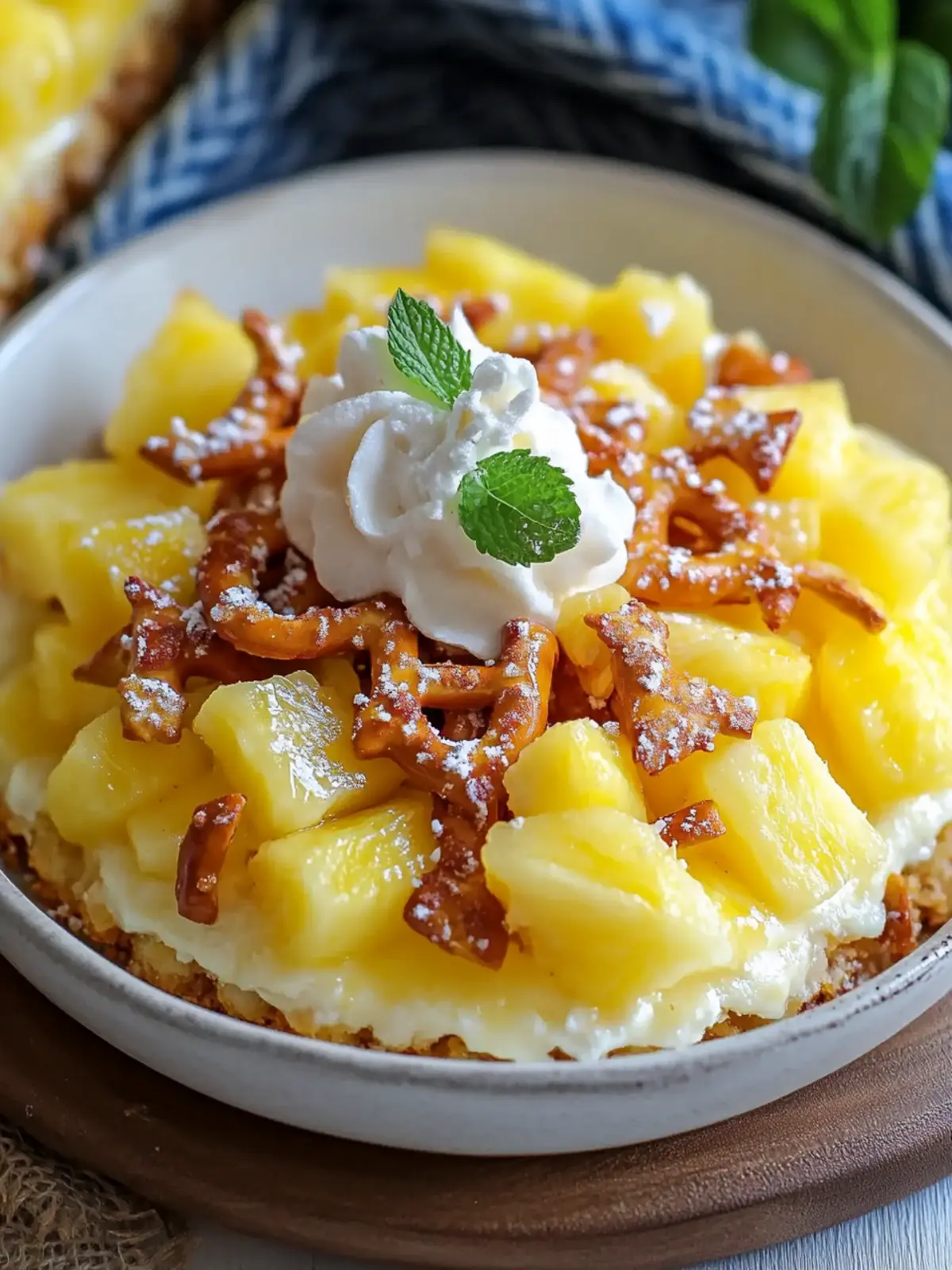 Pineapple Pretzel Salad