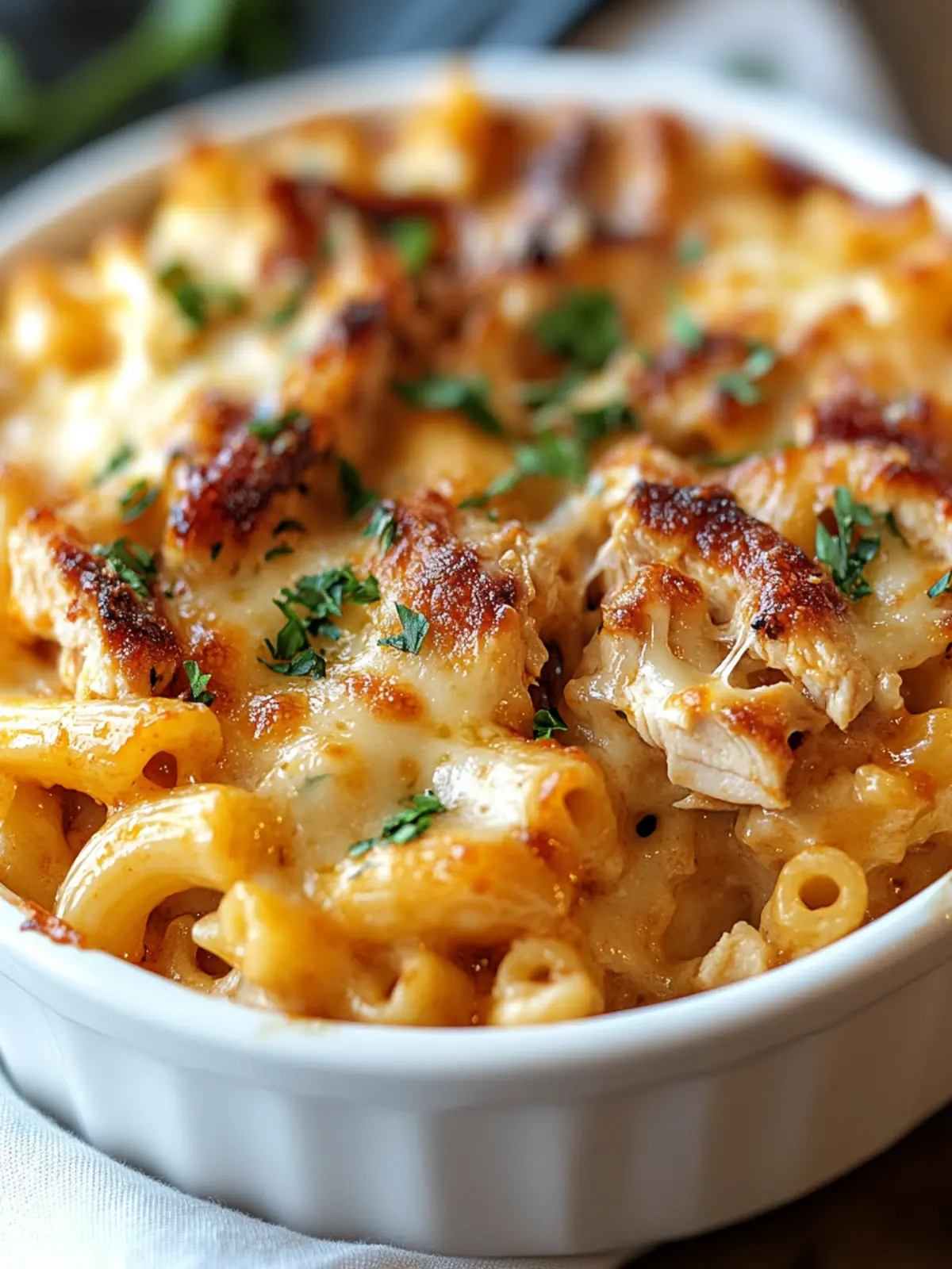 BBQ Chicken Mac and Cheese